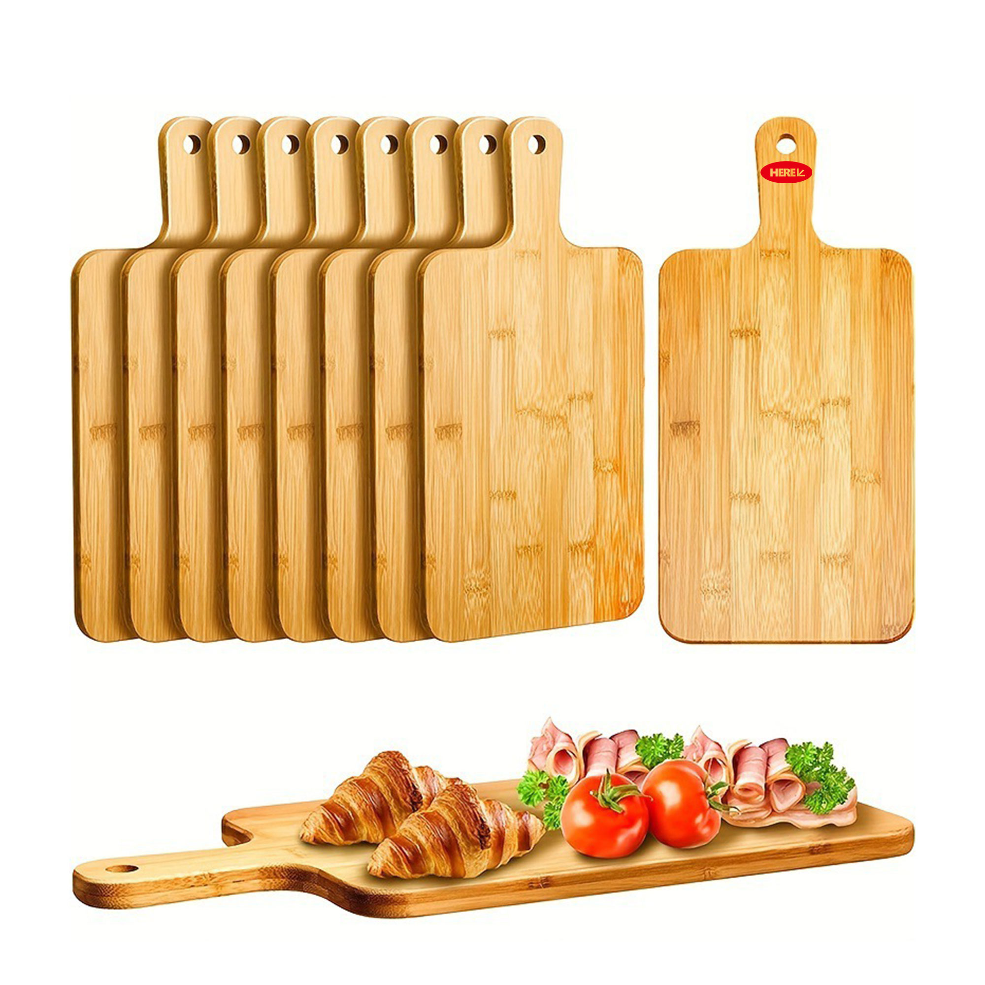 Wood Cutting Board With Handle