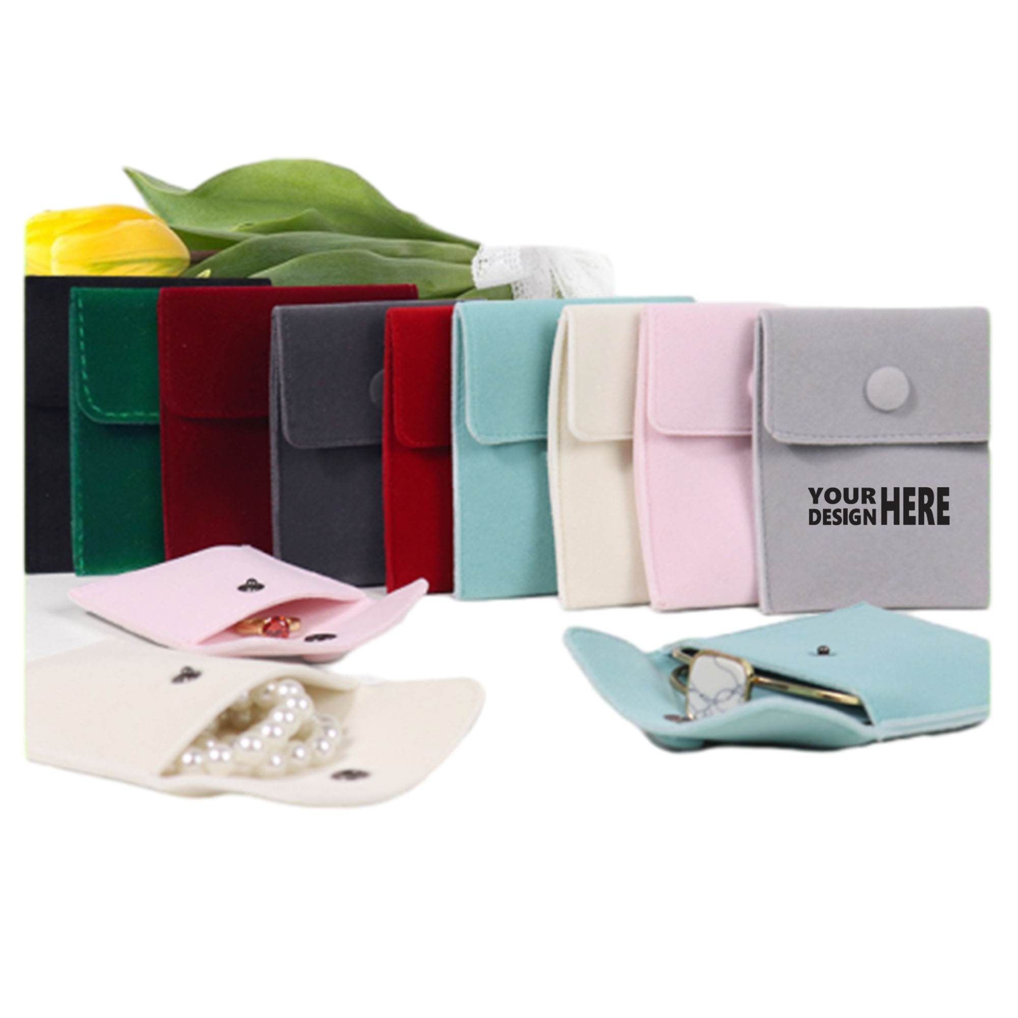 Button Luxury Small Jewelry Gift Bag