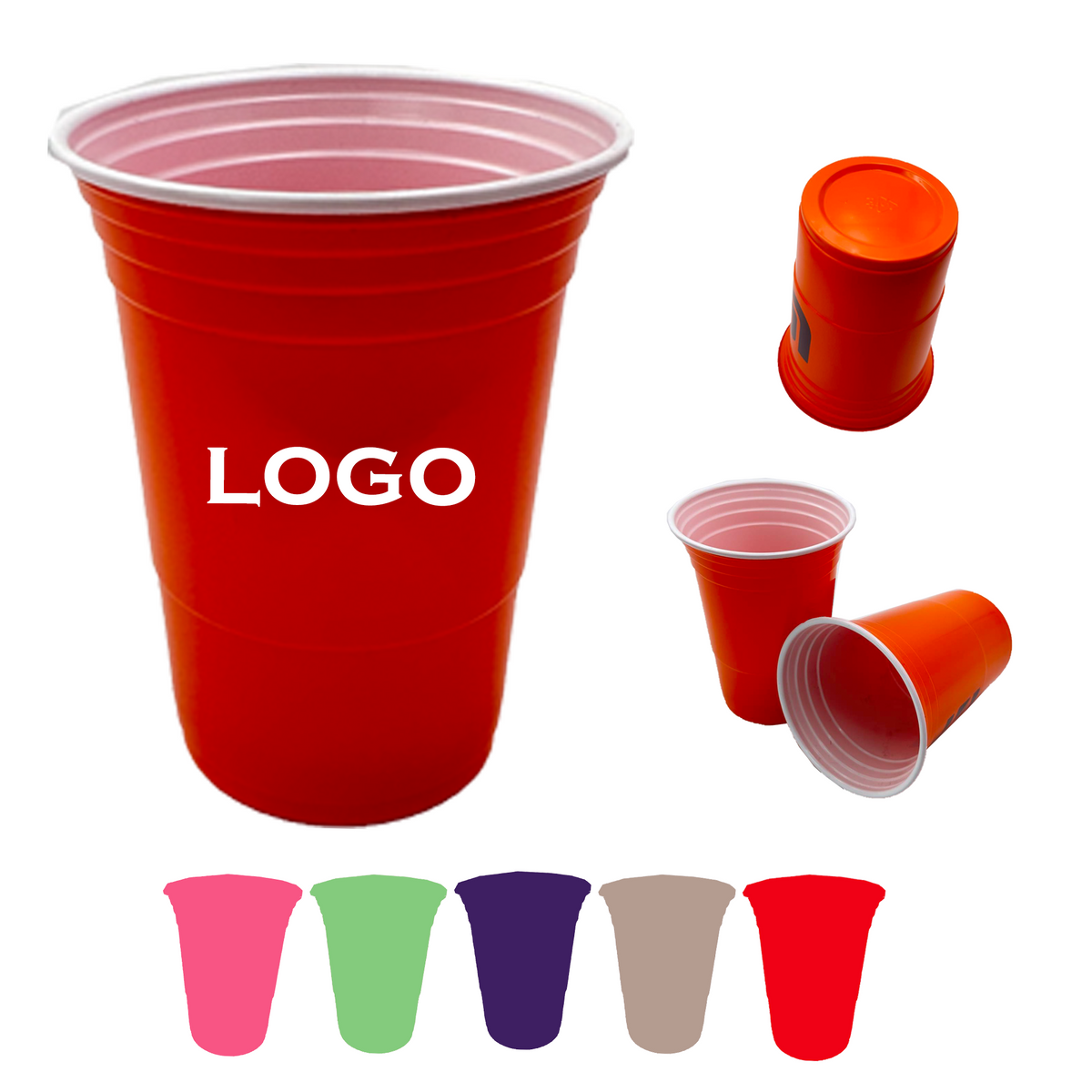 Disposable Single Wall Plastic Party Cup 16 oz. 3