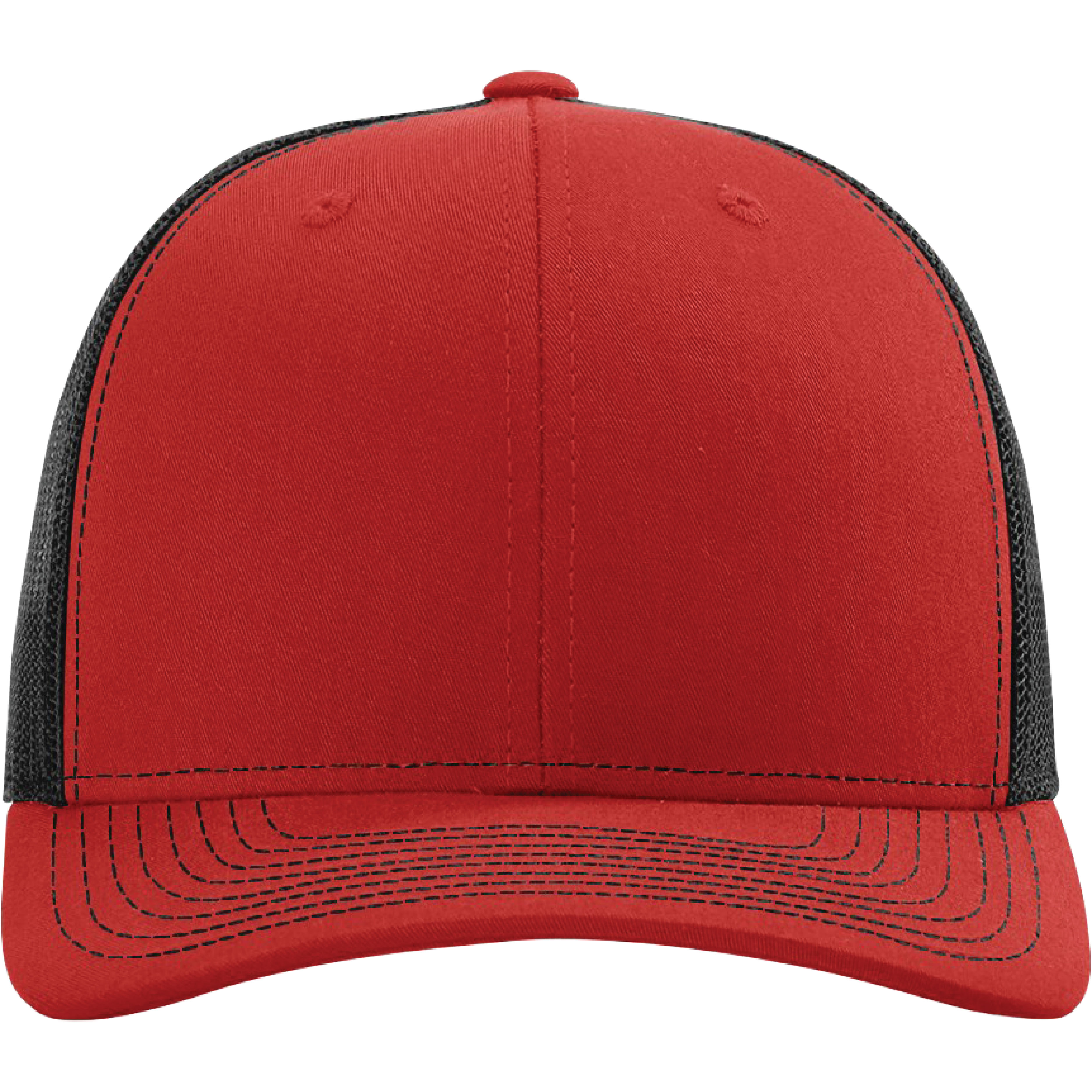 Richardson 112 6-Panel Snapback Trucker Hat w/Leatherette Adhesive Patches or Embroidery 311