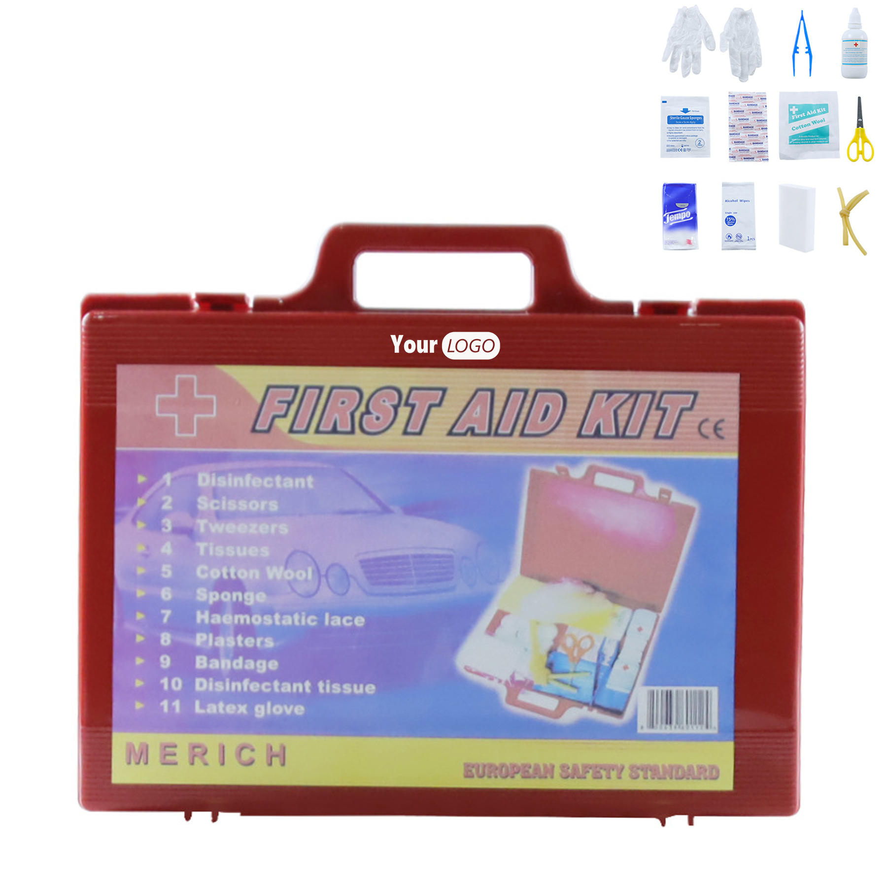Portable Emergency First Aid Kit