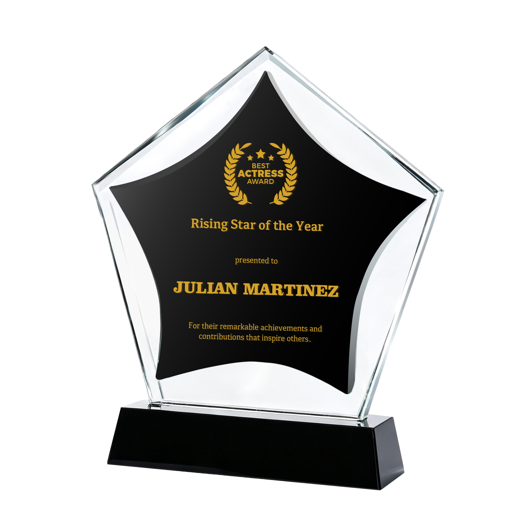 Crystal Star Recognition Award