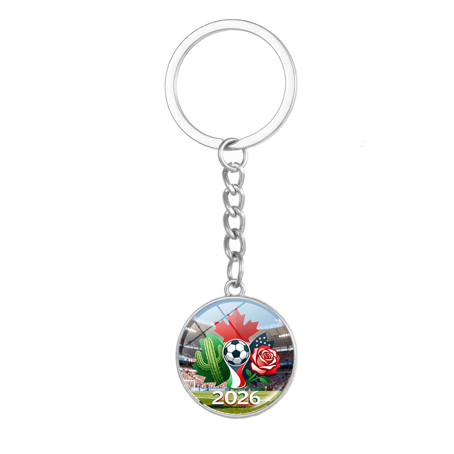 2026 FIFA World Cup Single-Sided Custom Printing Keychain 7