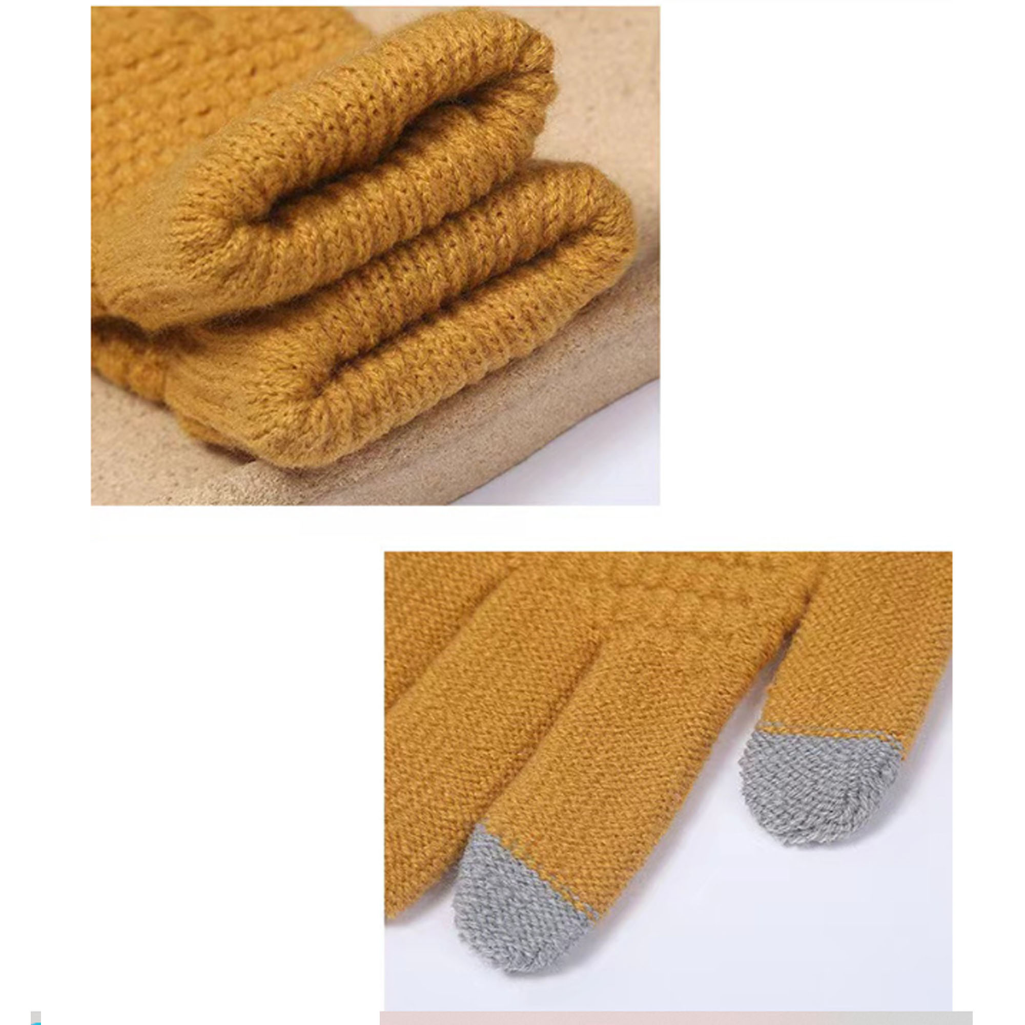 Wool-Blend Winter Gloves for Women, Soft & Cozy Cold Weather Wear 8