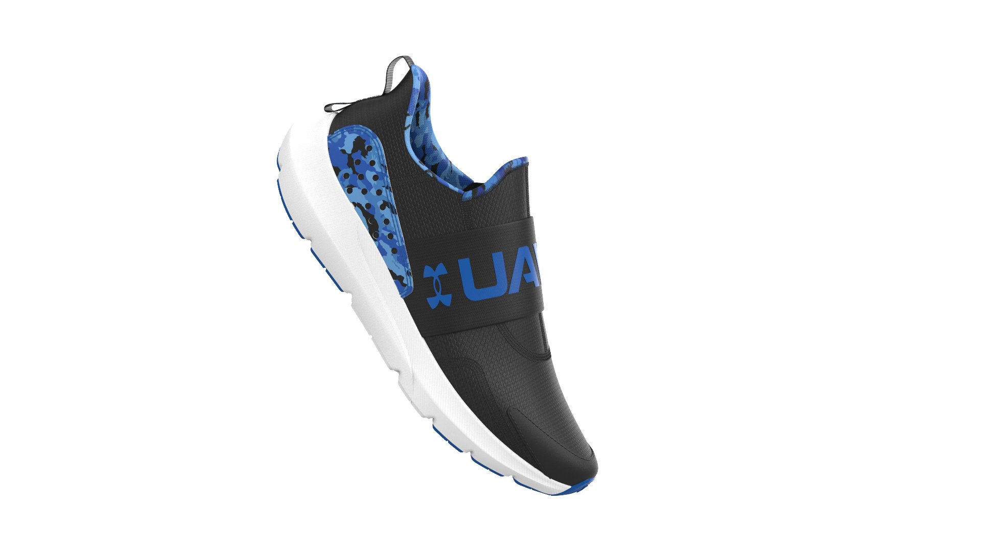 Boys' Grade School UA Surge 3 Slip Printed Running Shoes 6