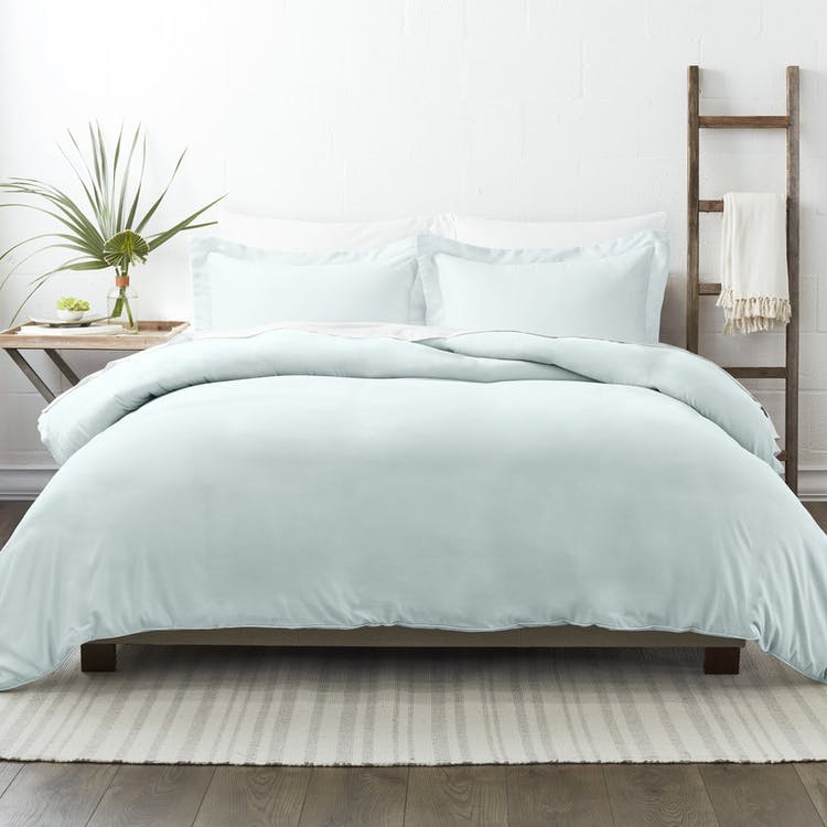 Duvet Cover Sets - Light Mint Full-Queen 3 Piece 3