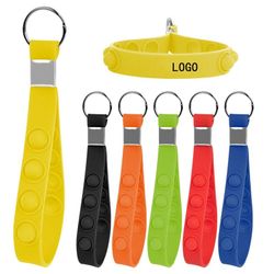 Push Pop Sensory Bracelet Keychain