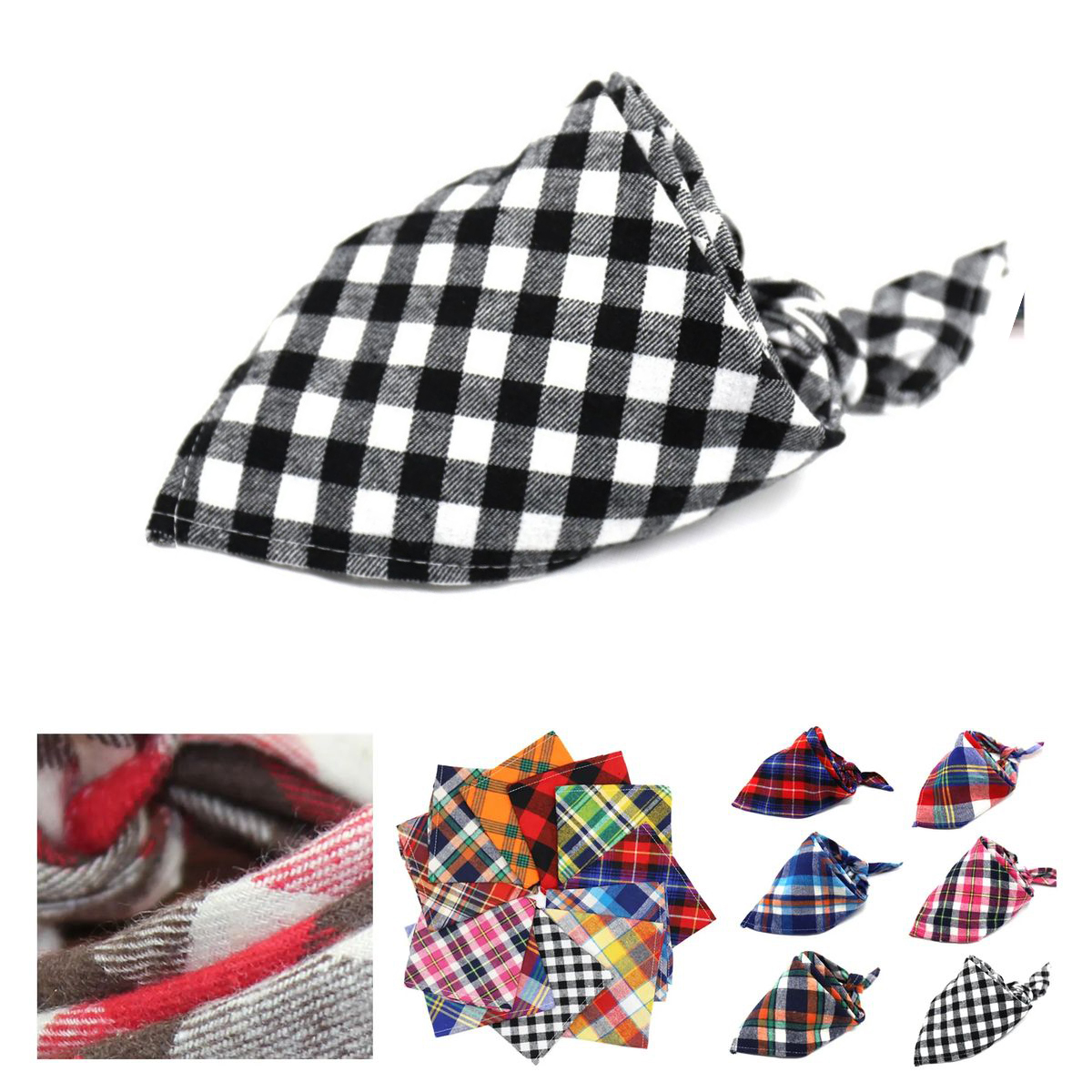 Lightweight Triangle Dog Bandana for Pets