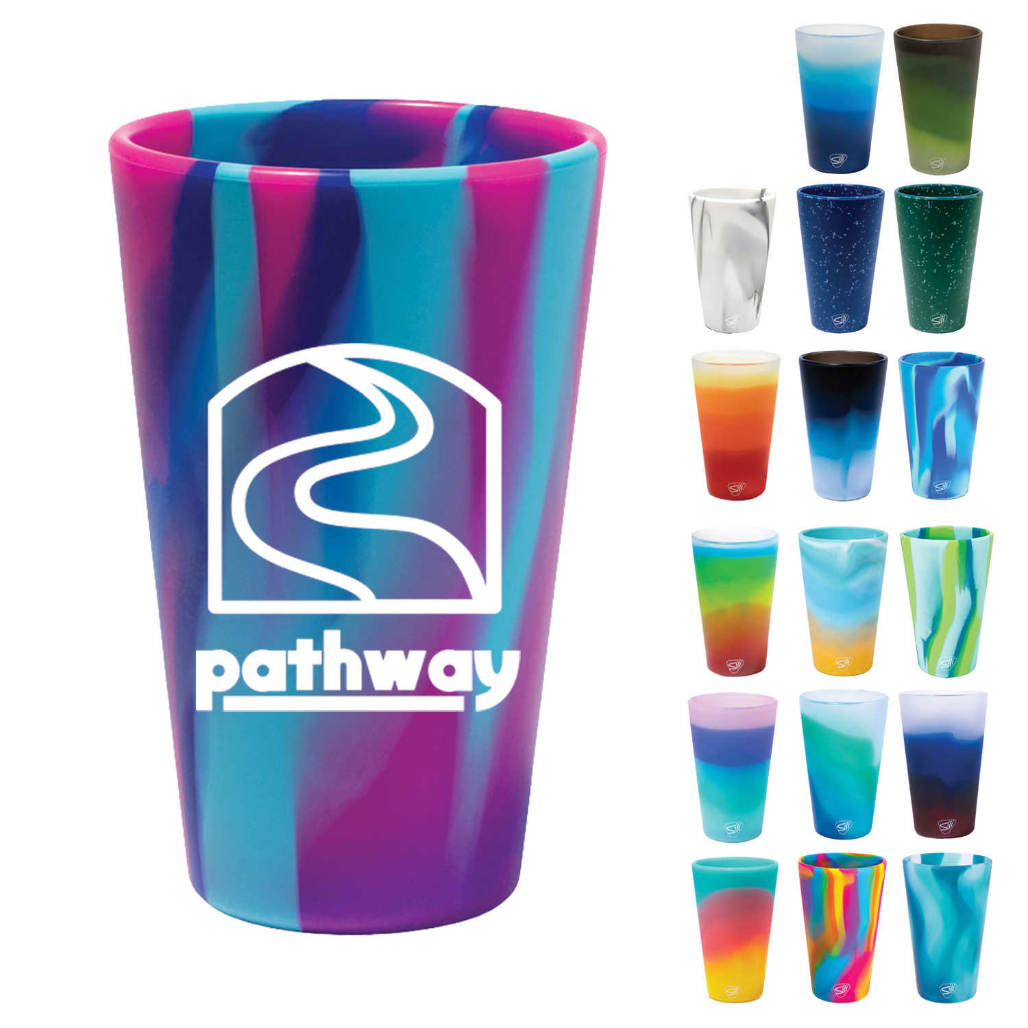 SILIPINT 16 oz Silicone Pint Glass