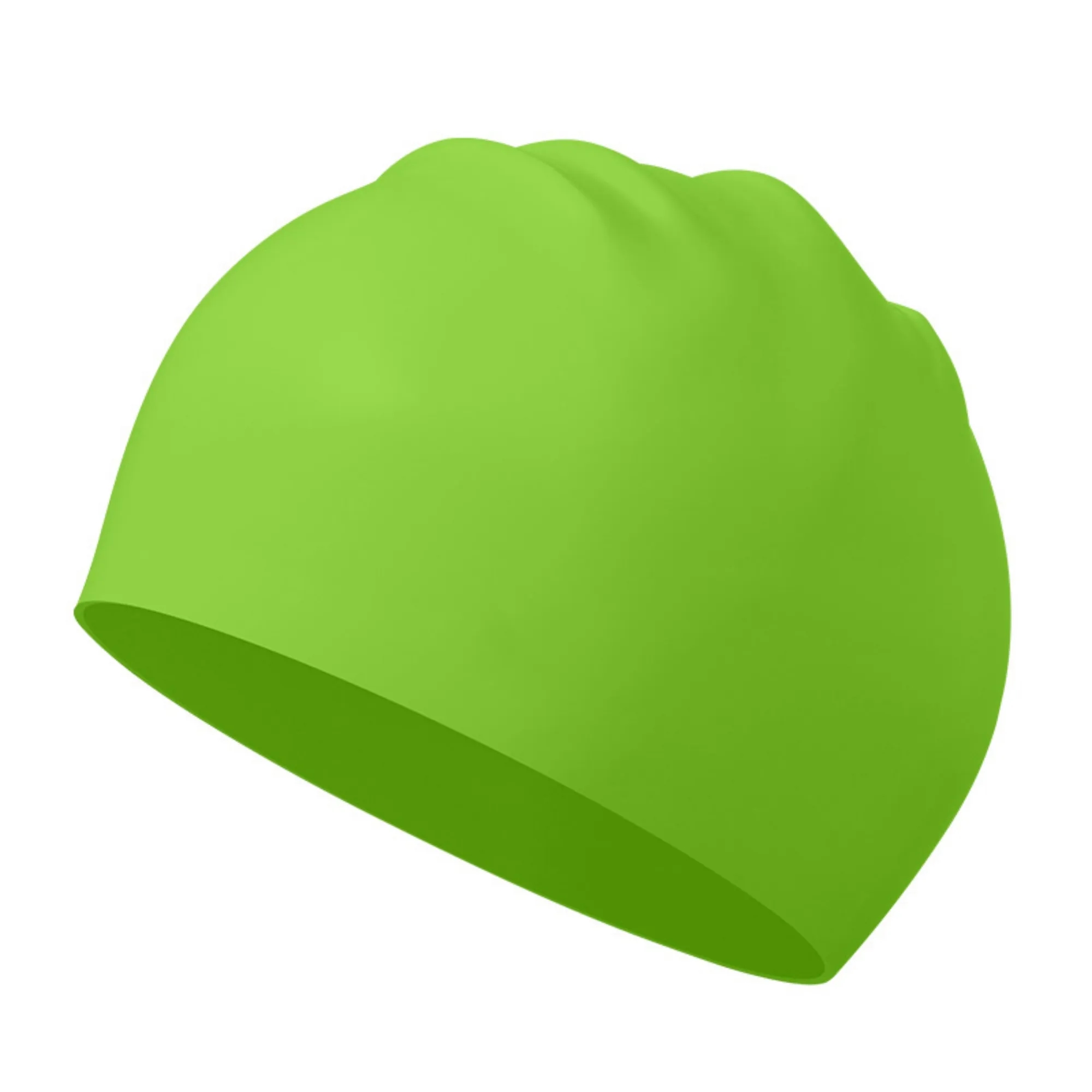 Custom Full Color Logo Silicone Swim Cap Swimming Shower Hat 8