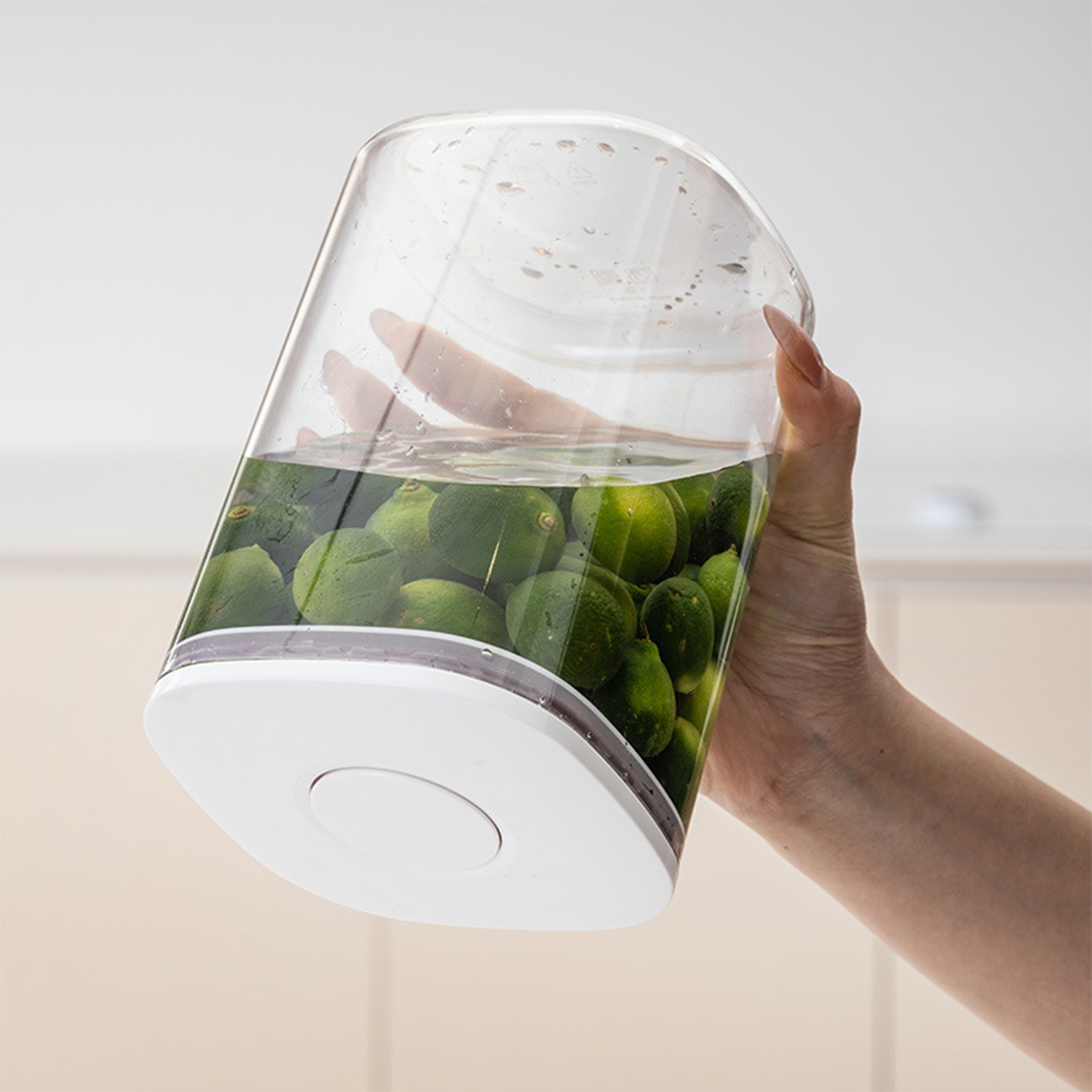 Plastic Clear Storage Jar With Leak-Proof Lid 7