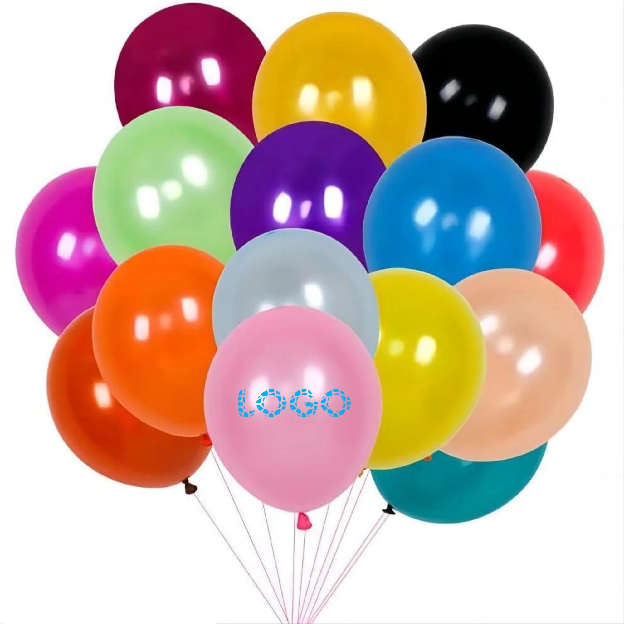 12 Inch Rainbow Thick Latex Party Balloons 6
