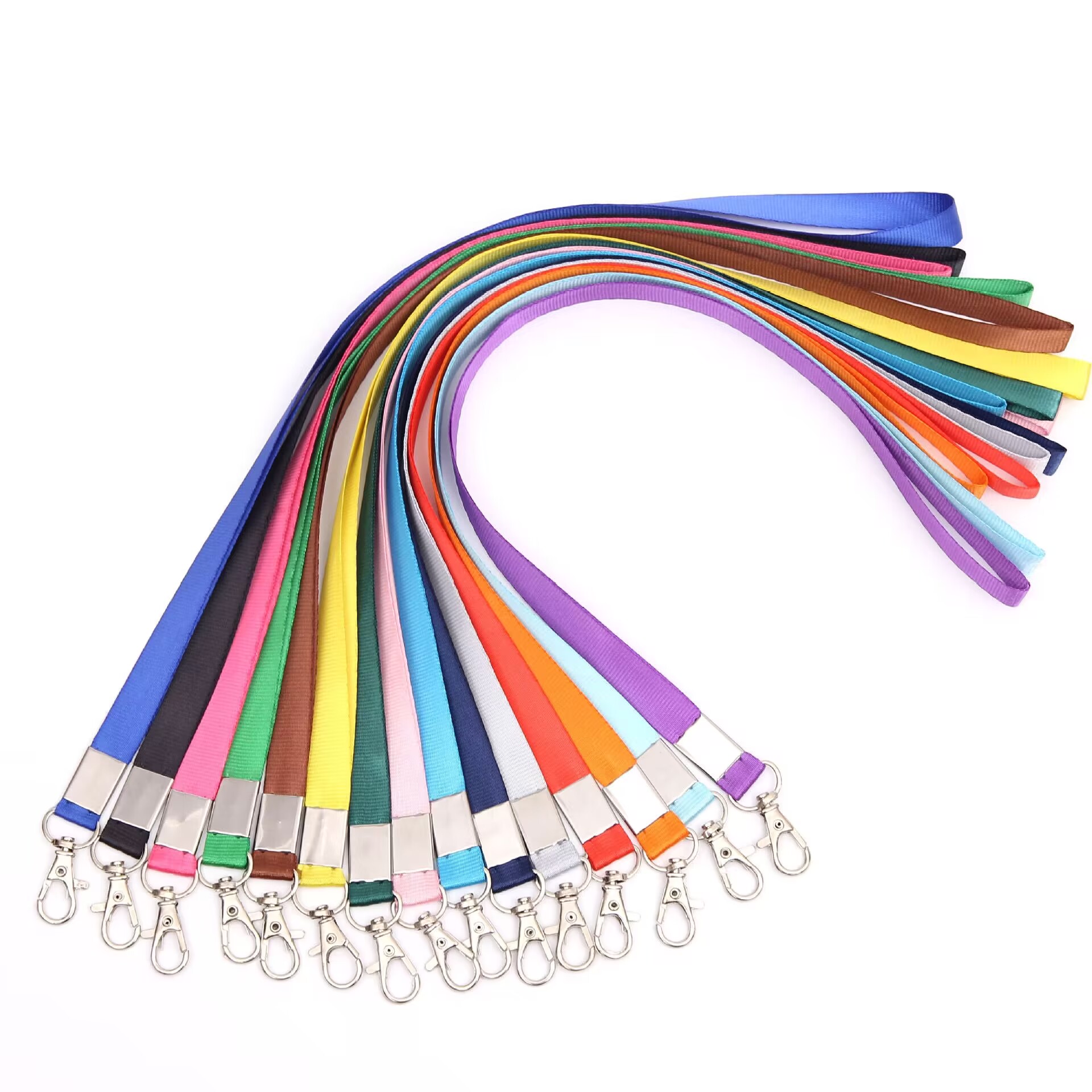 Heat transfer polyester lanyard