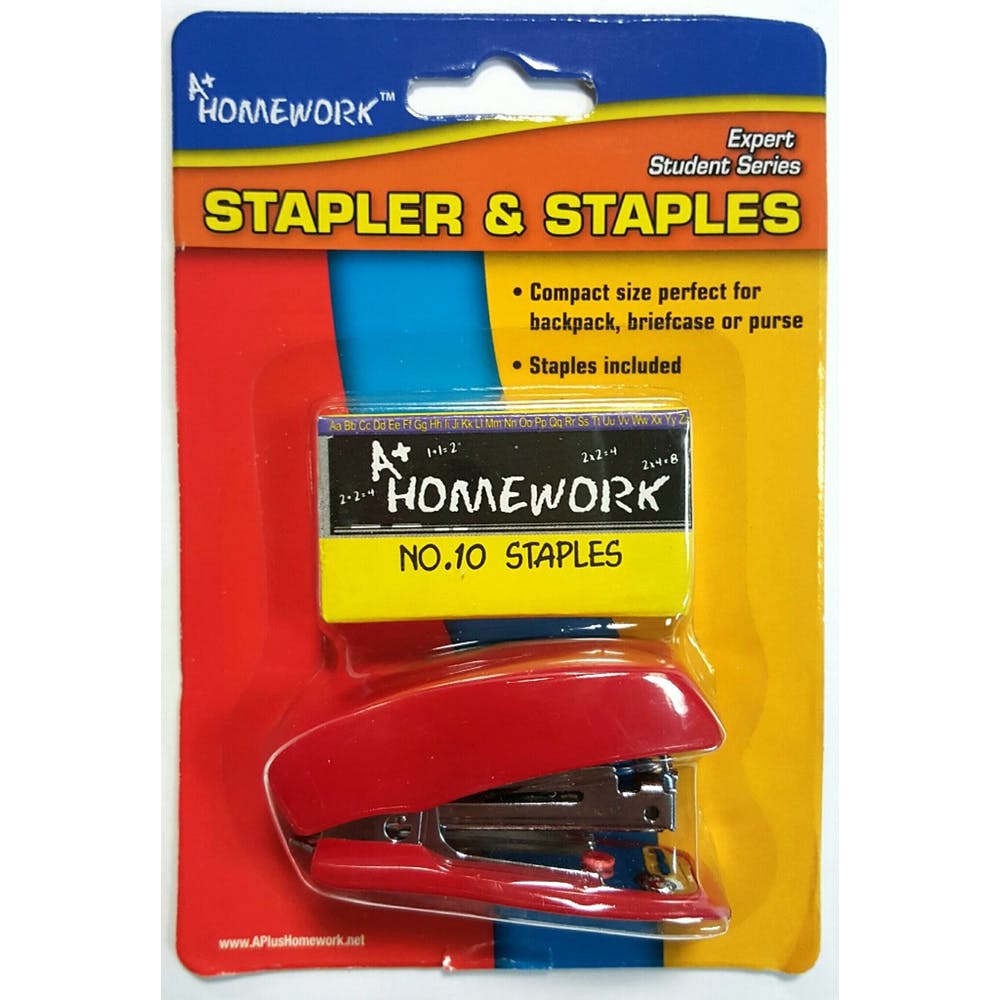 Mini-Stapler - Assorted Colors 500 Staples Included 3