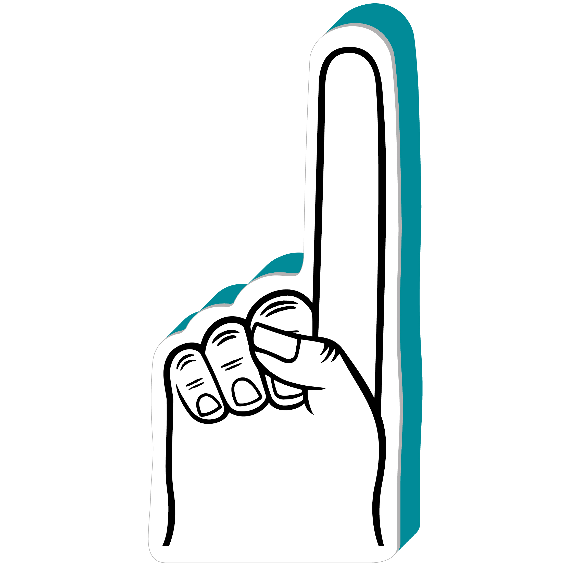 16" Signature Foam Hand 61