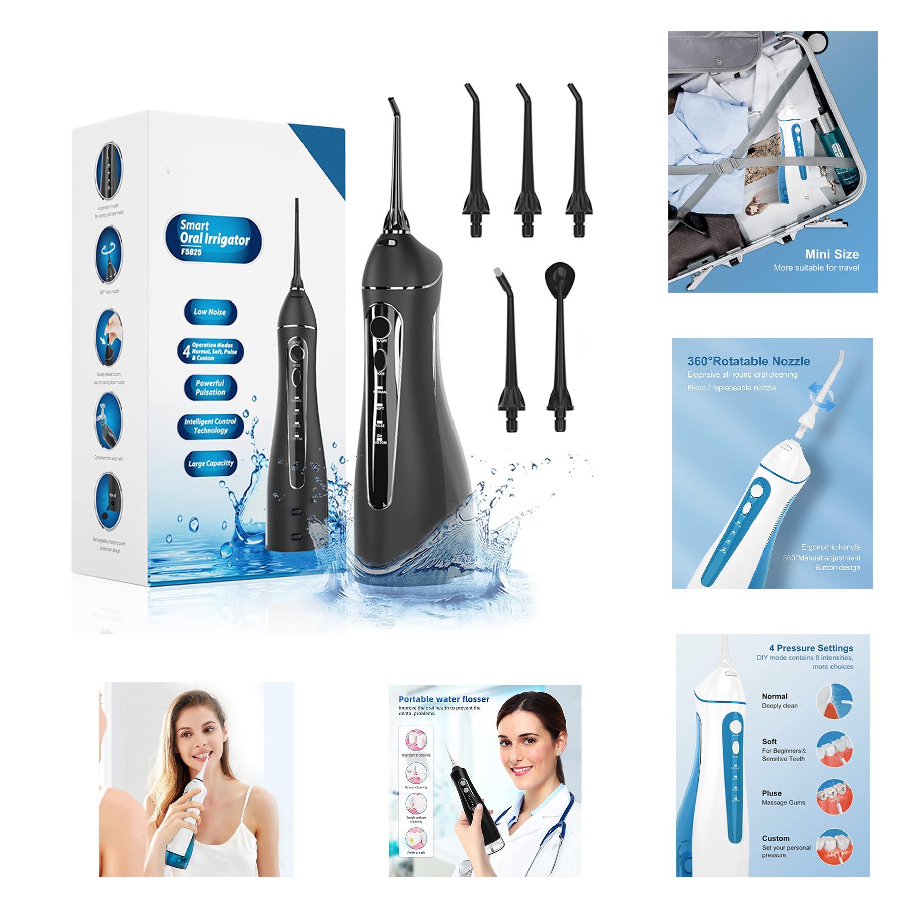 Cordless Water Tooth Cleaner 6