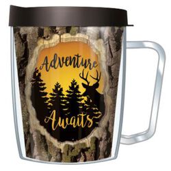 18 oz. Full Color Polycarbonate Double Wall Travel Mug