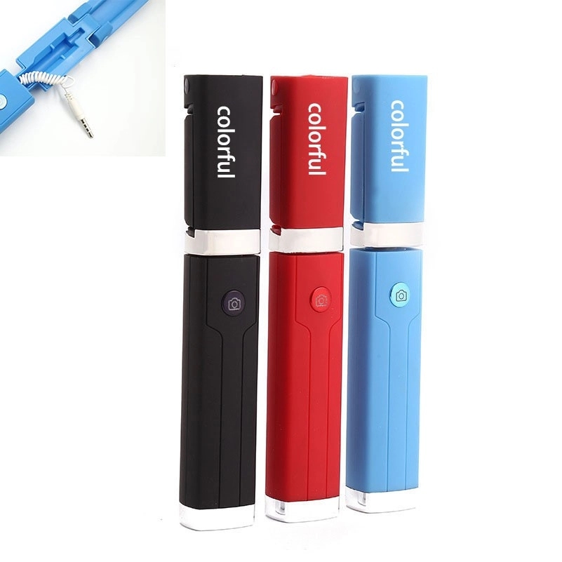 Mini Lipstick Wired Selfie Stick
