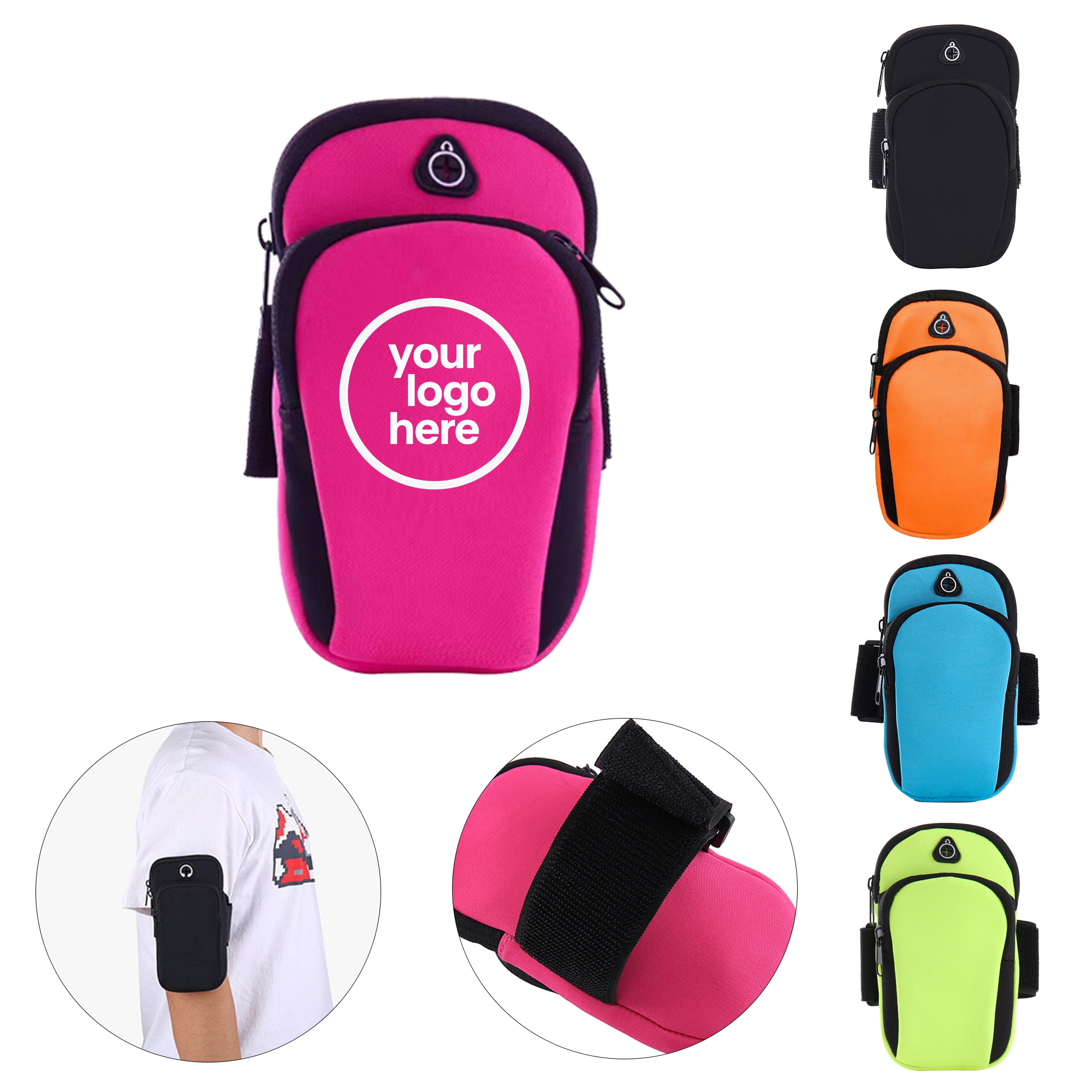 MOQ:10pcs Sport Phone Holder Armband 4