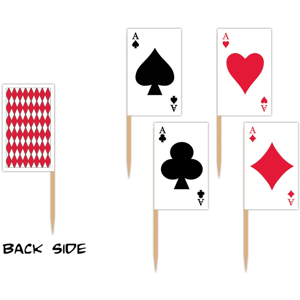 Playing Card Picks - 2.5" 50 Pk 2
