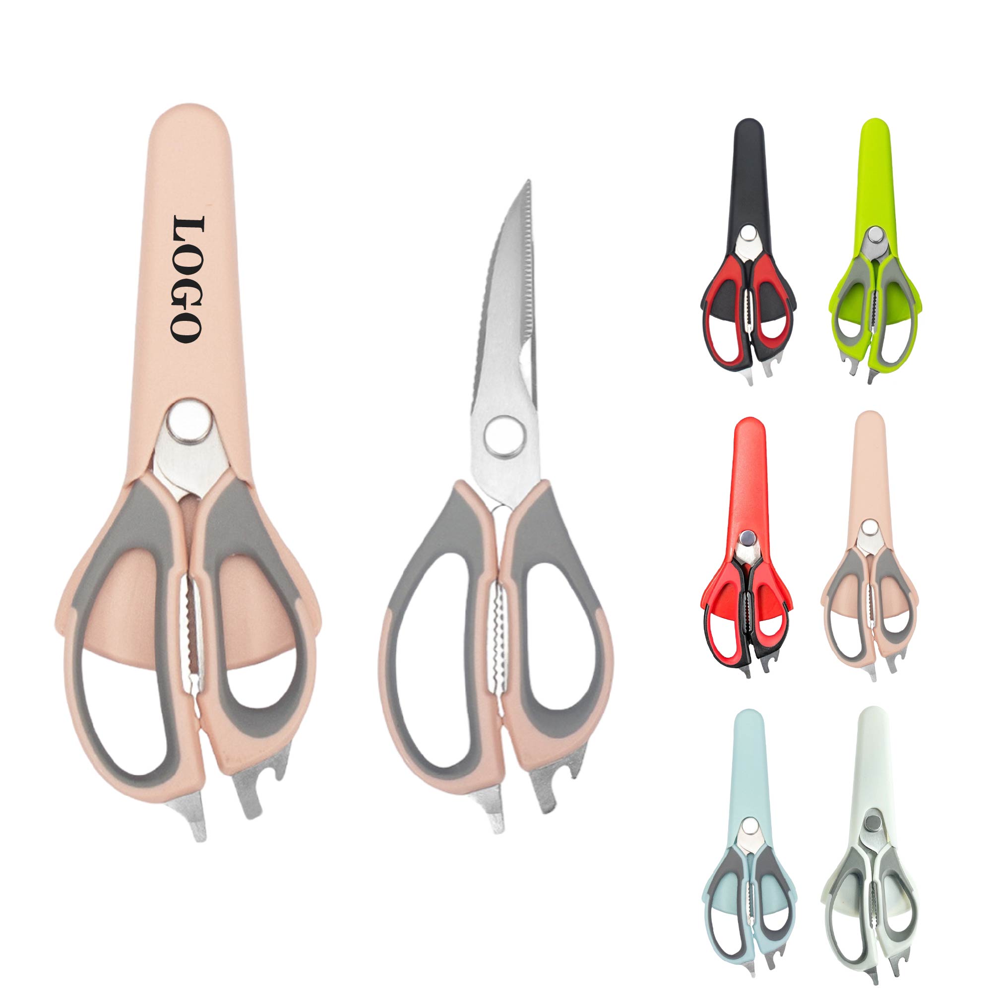 MOQ 10 pcs Stainless Steel Kitchen Shears 4