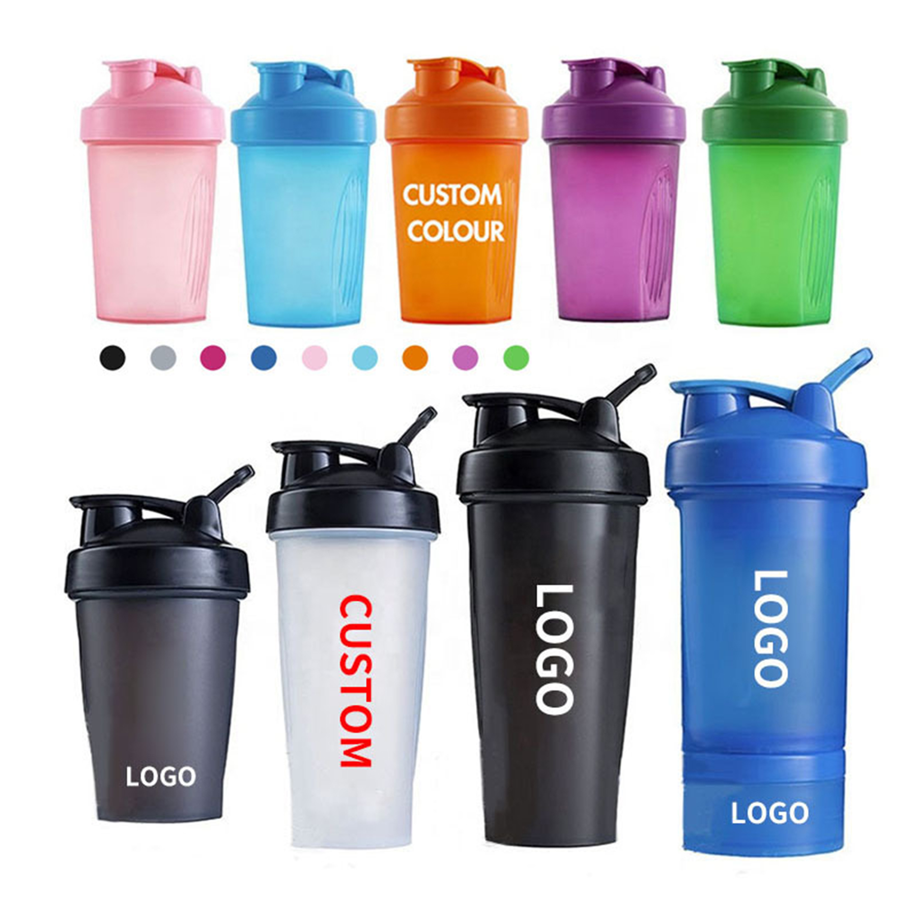 Protein Shaker Bottles