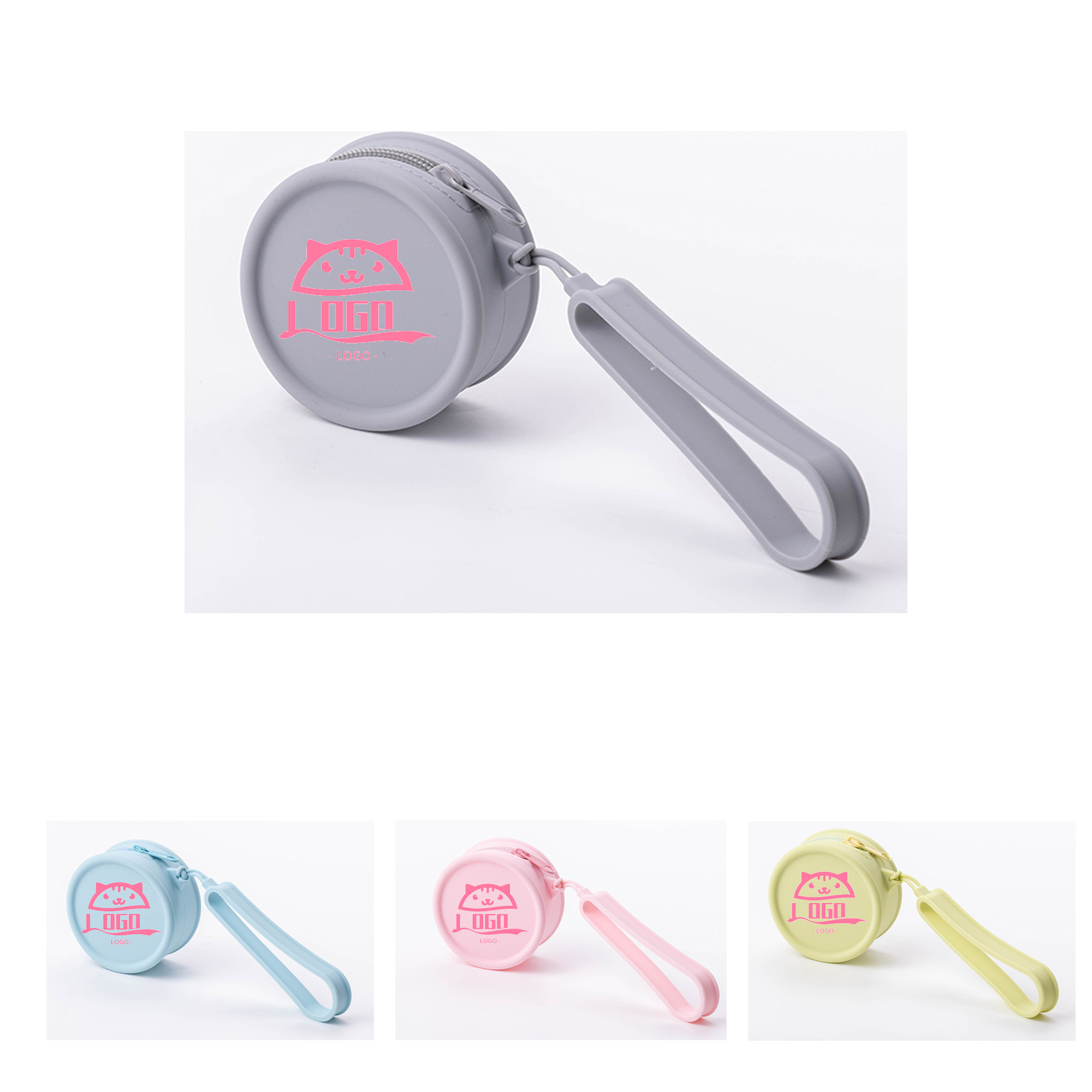 Small round silicone waterproof storage bag 3