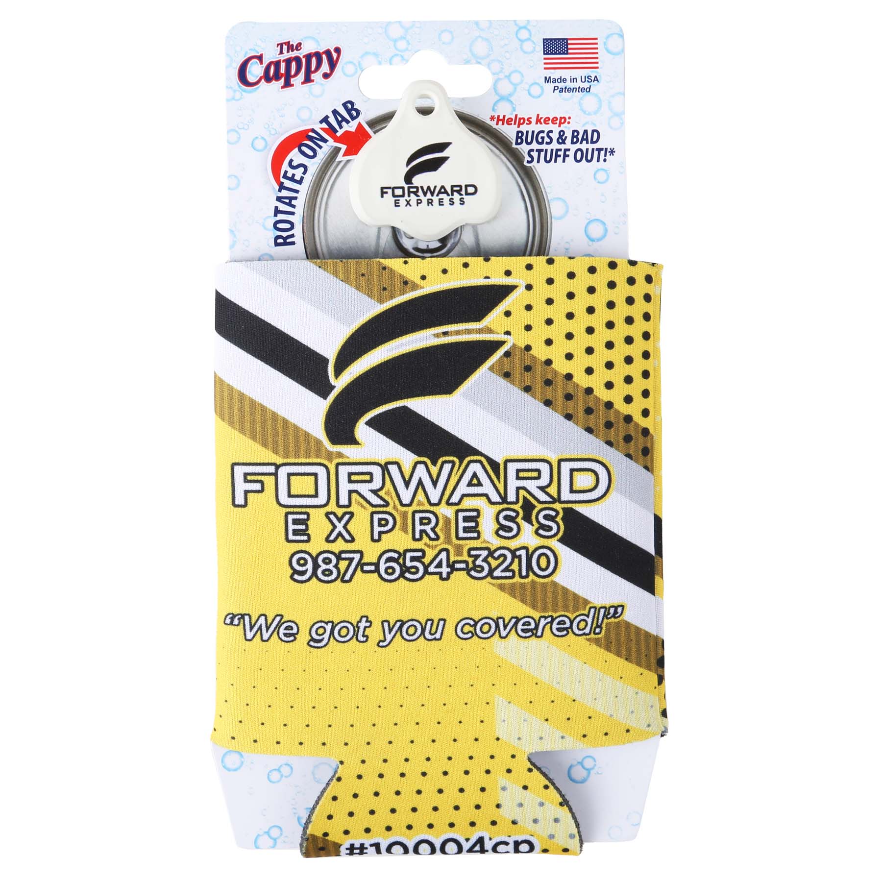can cooler Cappy Combo, custom can cooler with logo imprint 15