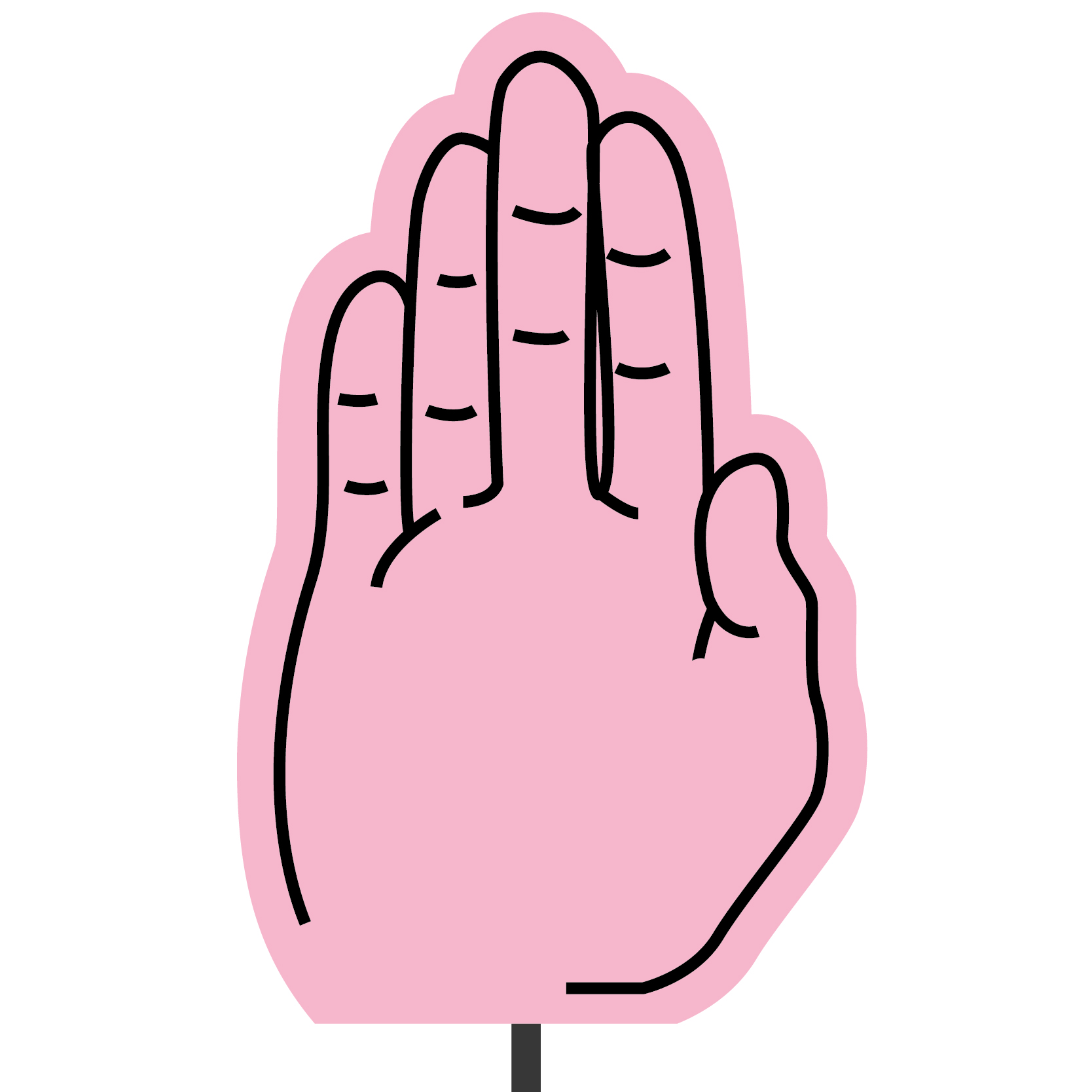 Foam Hand Topper 35