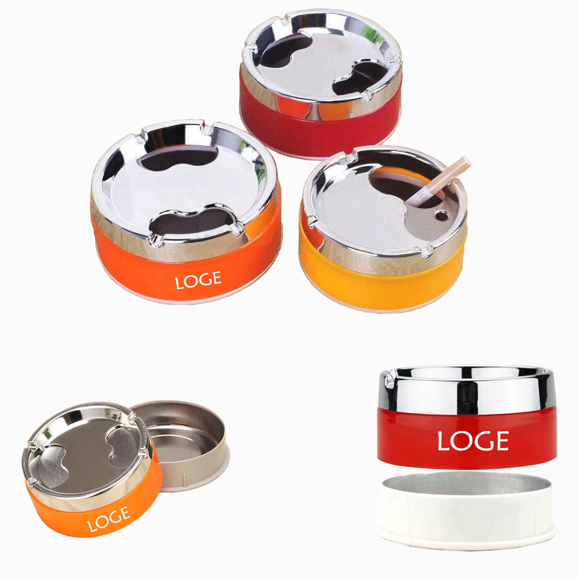 Stainless Steel Ashtrays  MOQ 50pcs 4
