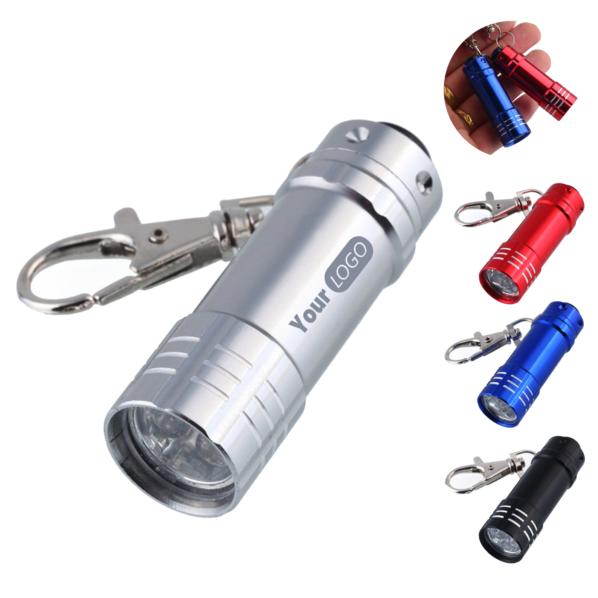 Aluminum Alloy LED Keychain Flashlight