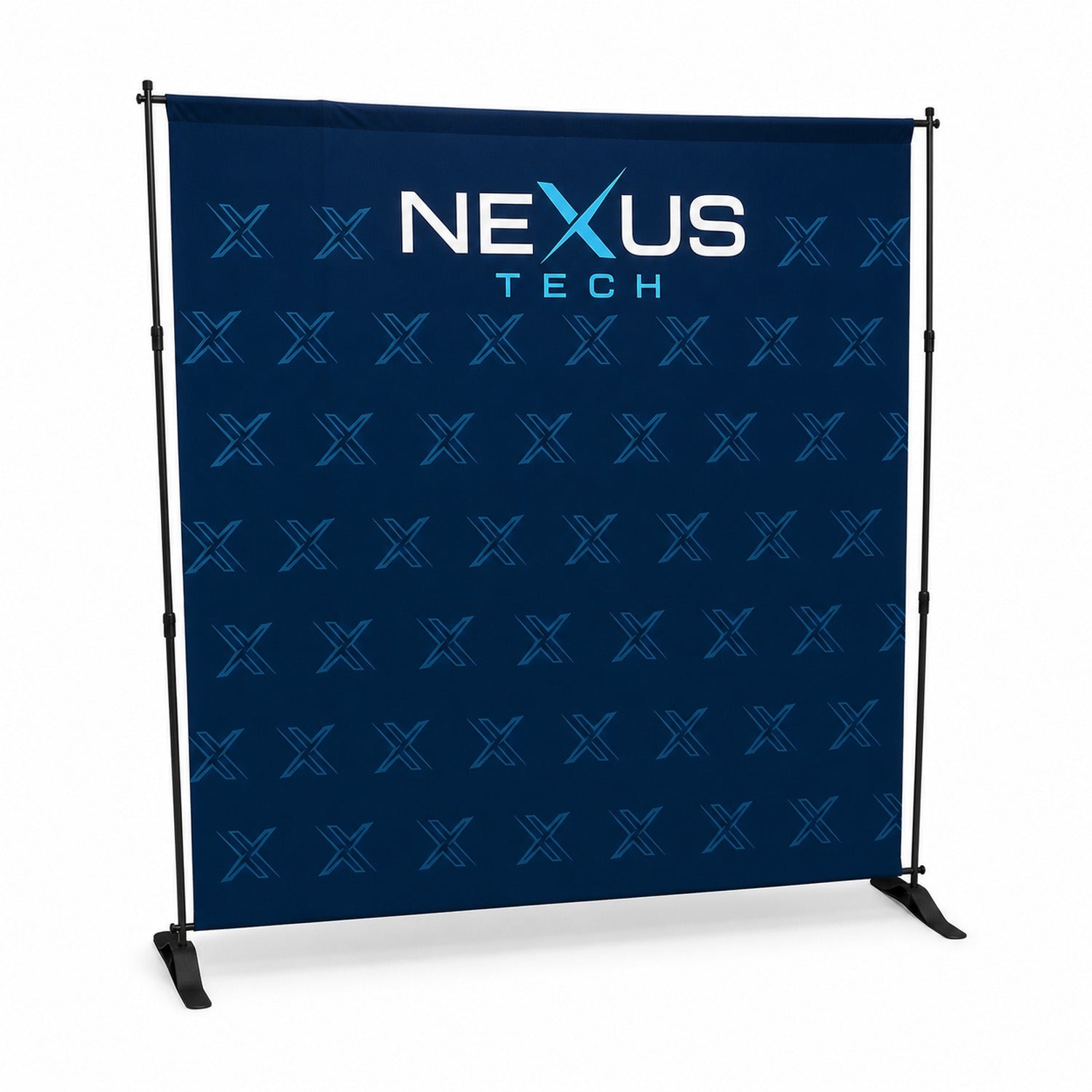 8' Exhibitor Expanding Display Kit, Media Wall, Backdrop, with Full Color Graphics, NO SETUP CHARGE