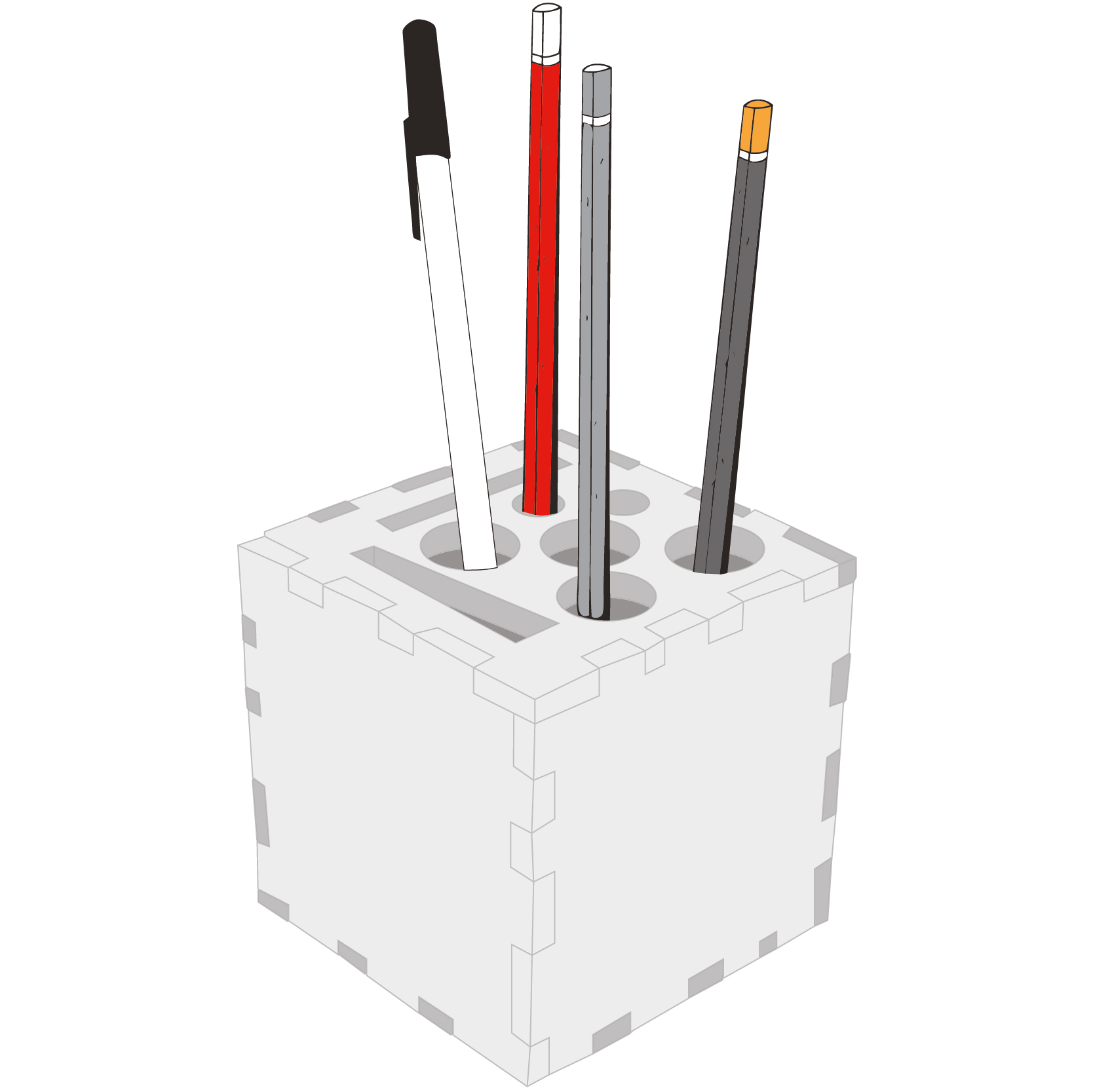 3" Puzzle Cube Organizer 33