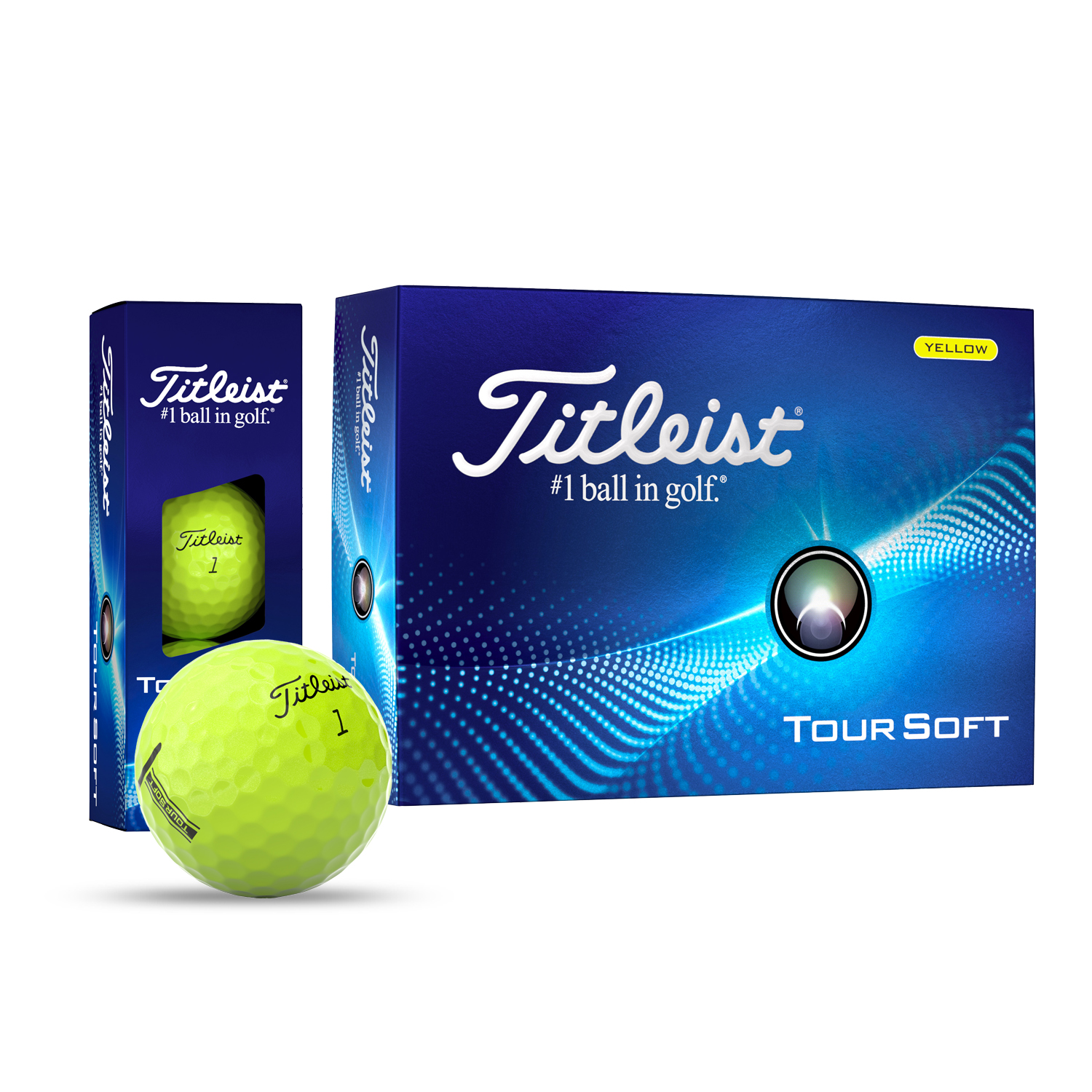 Titleist Toursoft Yellow Golf Balls 7