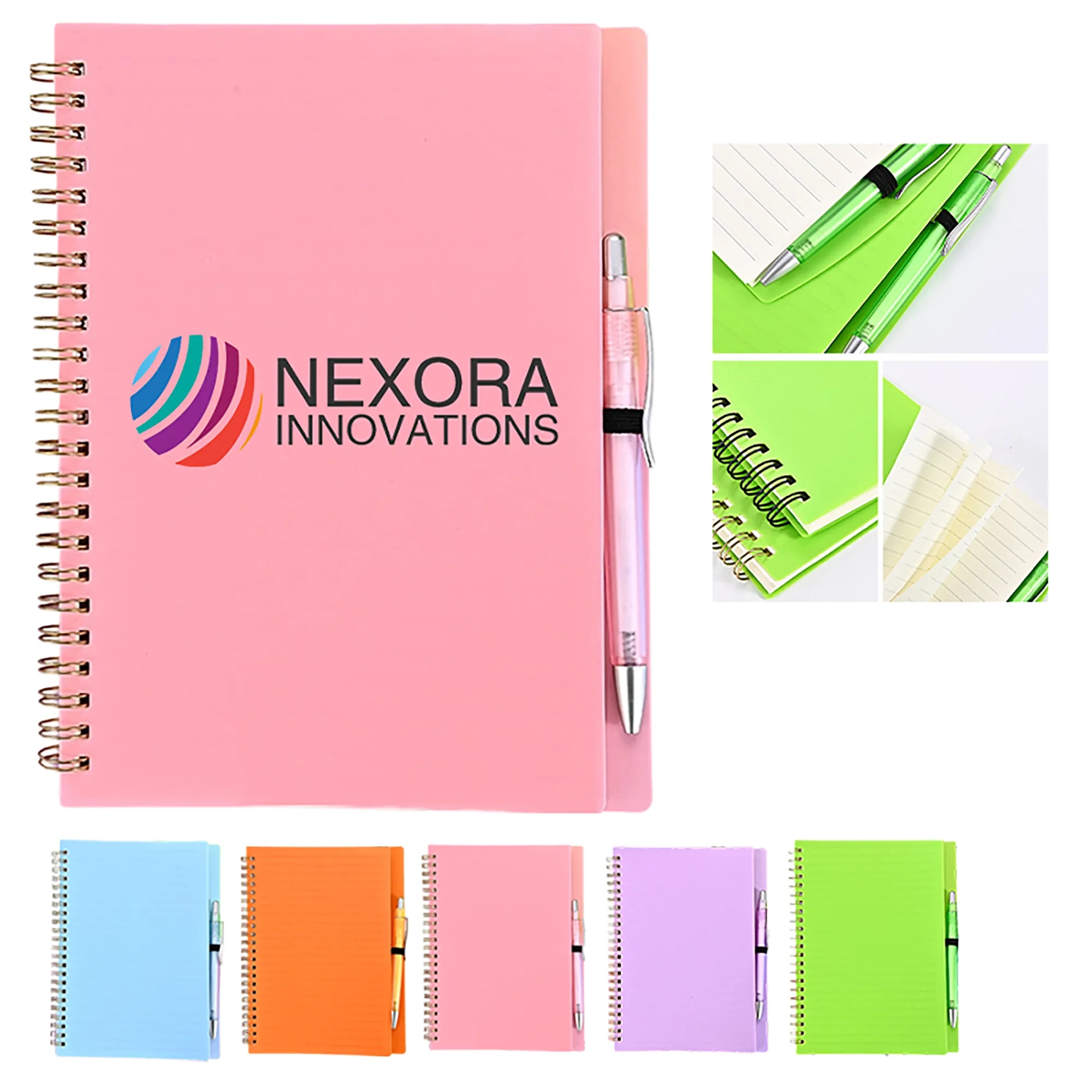 PP Cover A5 Spiral Notebook for School and Office