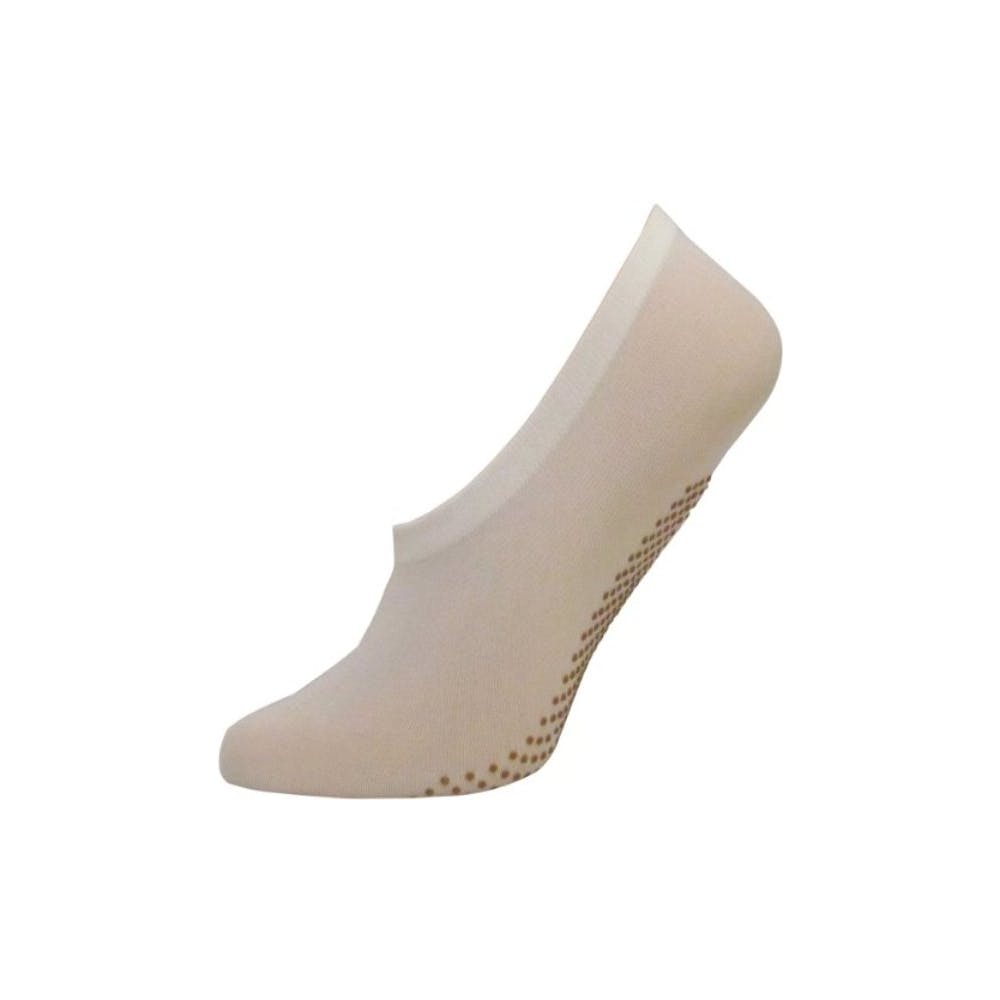 Women's No-Show Socks - Non-Slip White Size 9-11 3