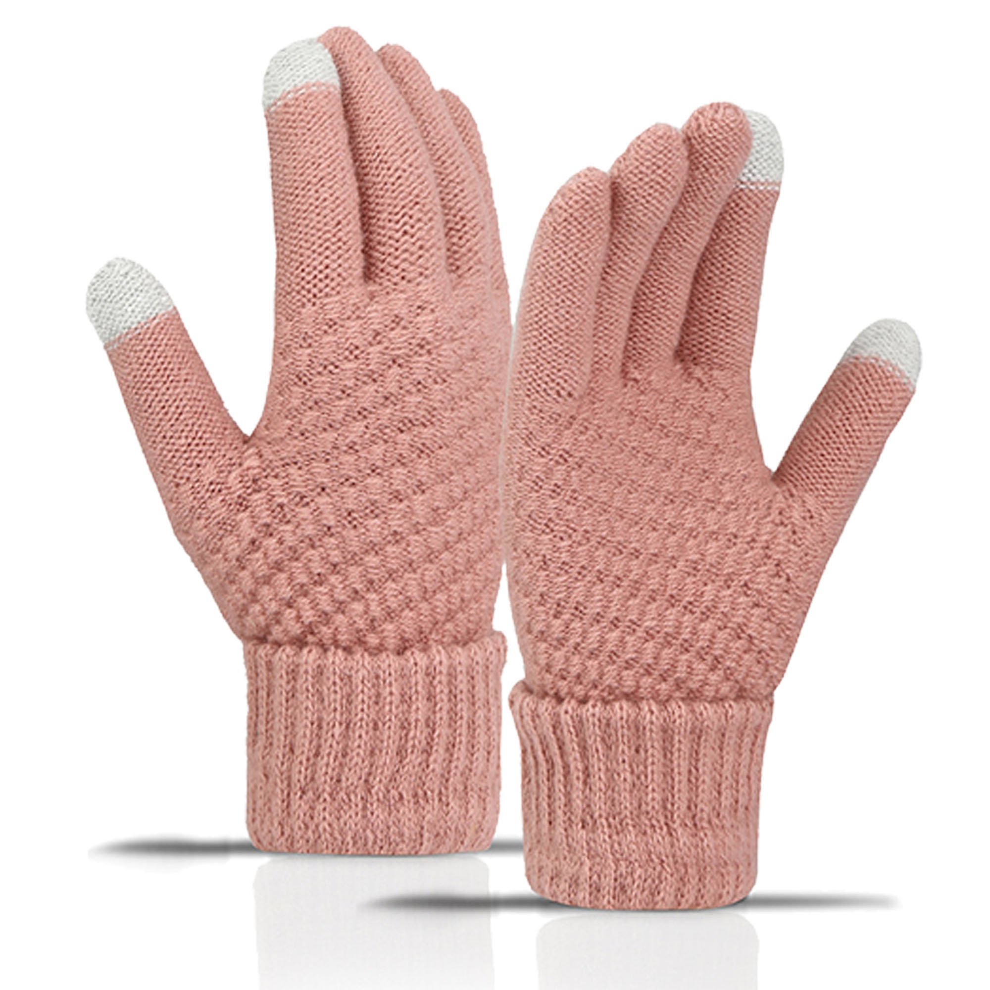 Wool-Blend Winter Gloves for Women, Soft & Cozy Cold Weather Wear 10