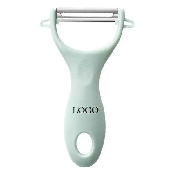 Custom Stainless Steel Vegetable Peeler with Non-Slip Handle — Kitchen Promo