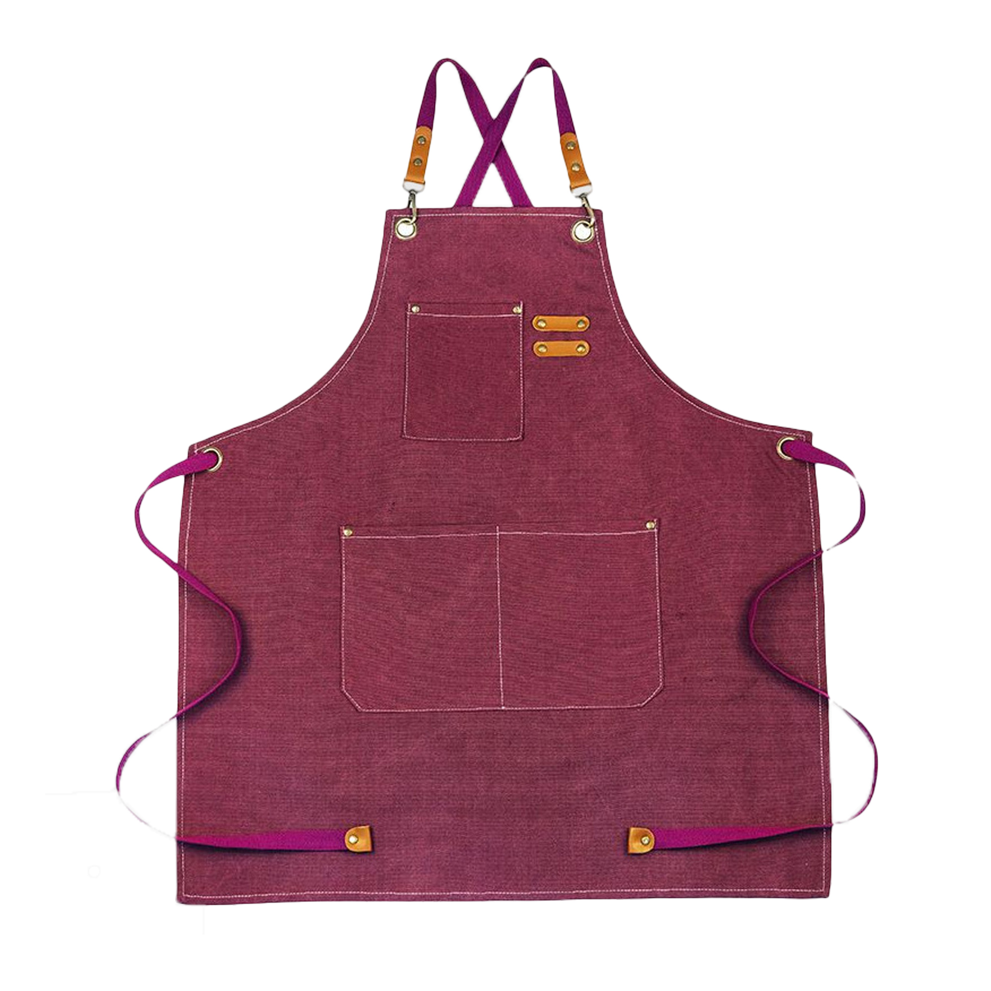 Adjustable Cross Back Kitchen Apron 16