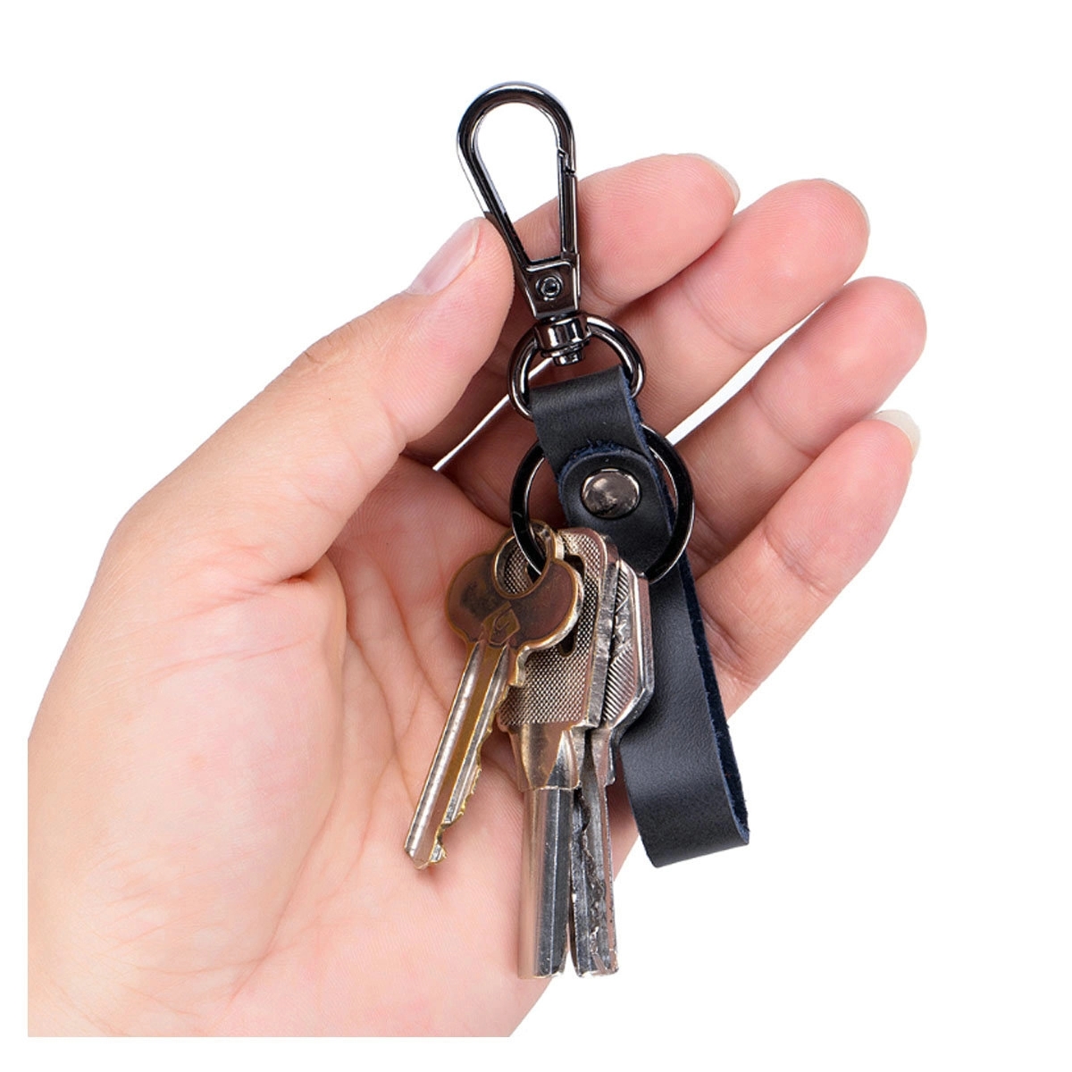 The most Popular Premium Advertising Car Leather Keychain 14