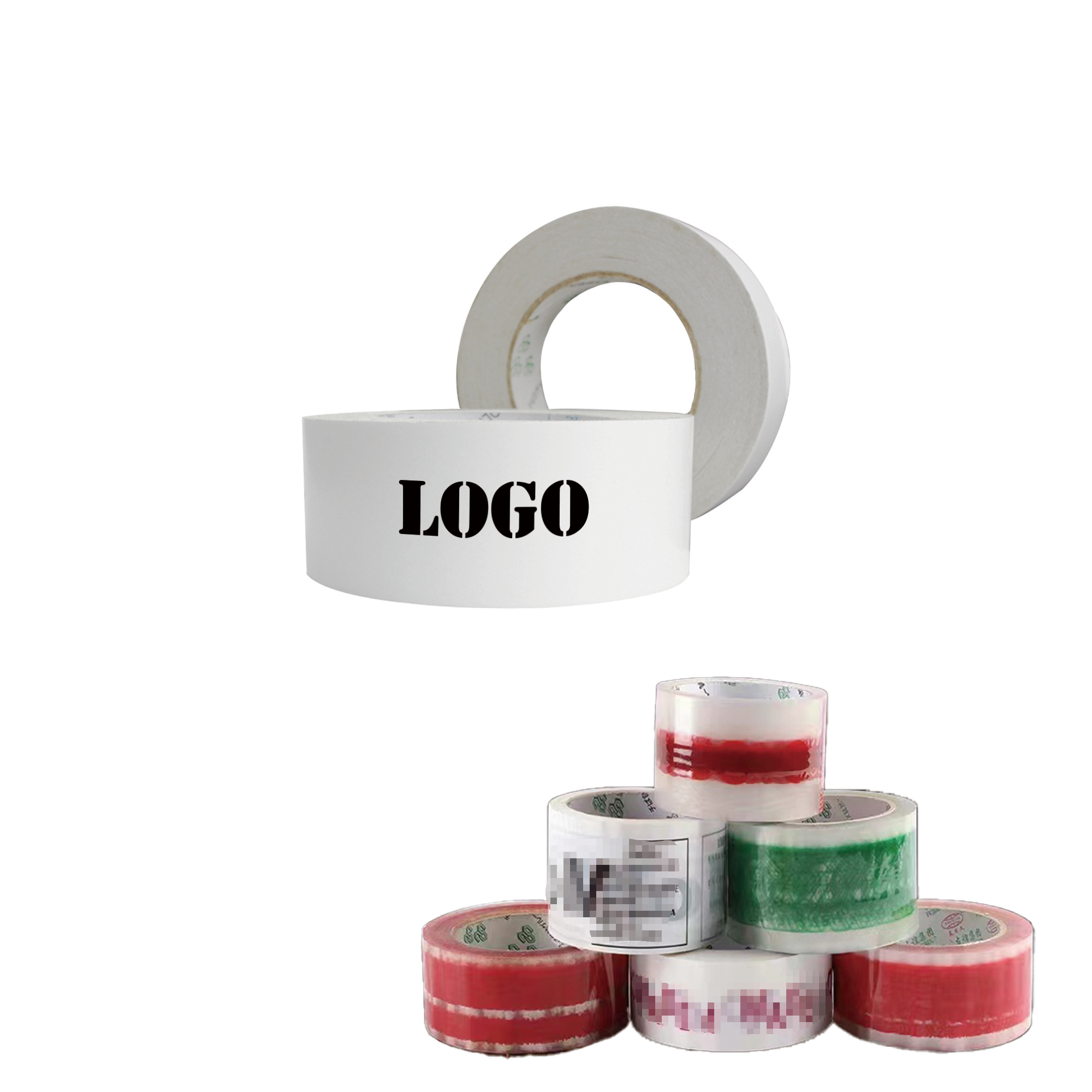 Adhesive BOPP Printed Tape for Carton Packing 2" W x 100 Yards