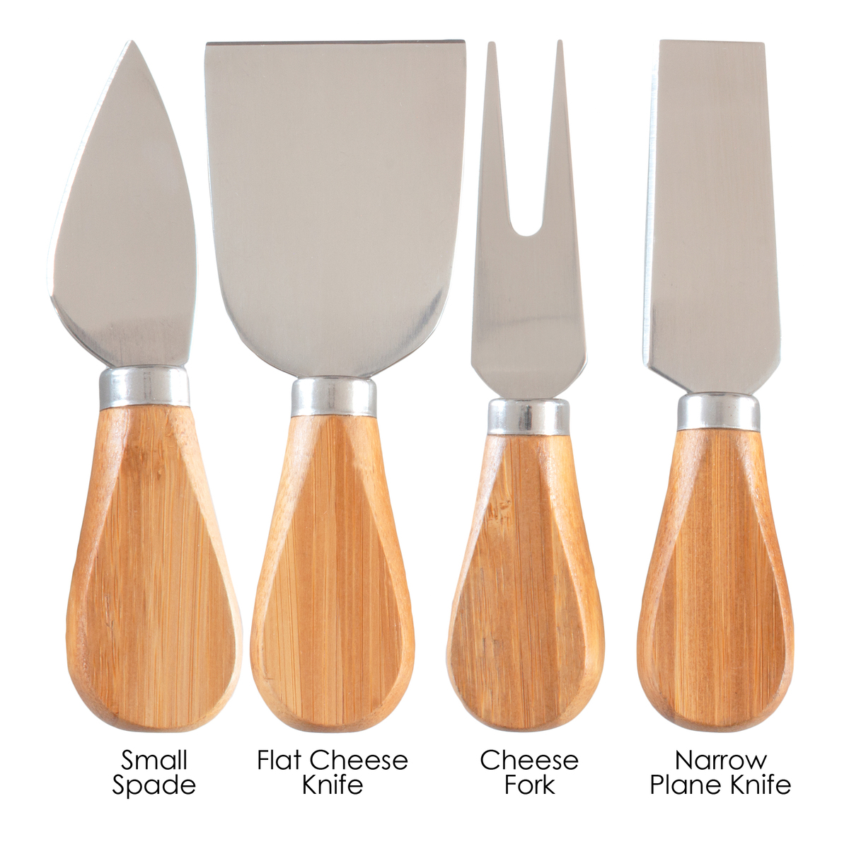 4Pc Cheese Tool Set 202412 Totally Bamboo