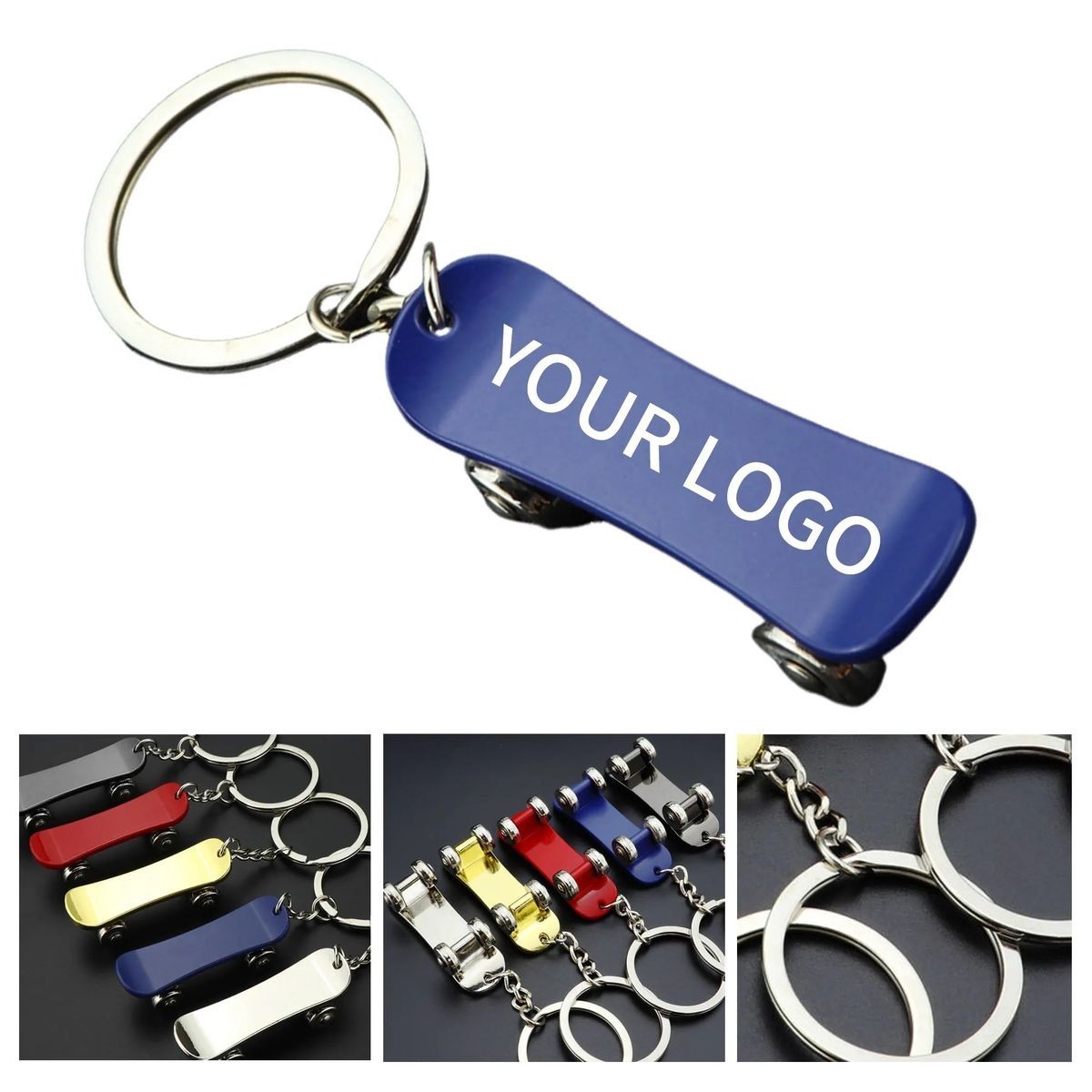 Skateboard Shaped Key Tag for Promotional Use