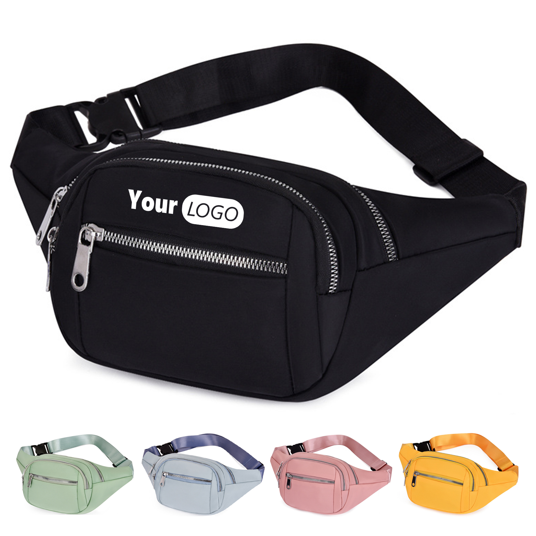 Oxford Large Fanny Pack Running Belt Waist Bag for trip 9