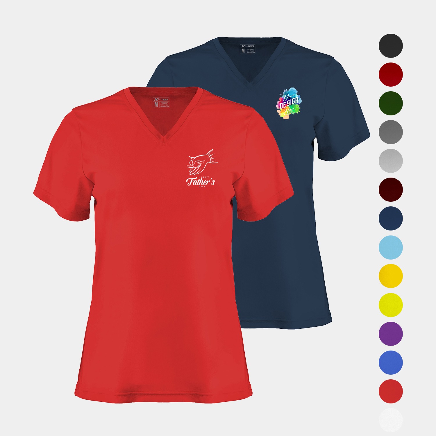 Women’s Performance V-Neck T-Shirt with Set-In Sleeves