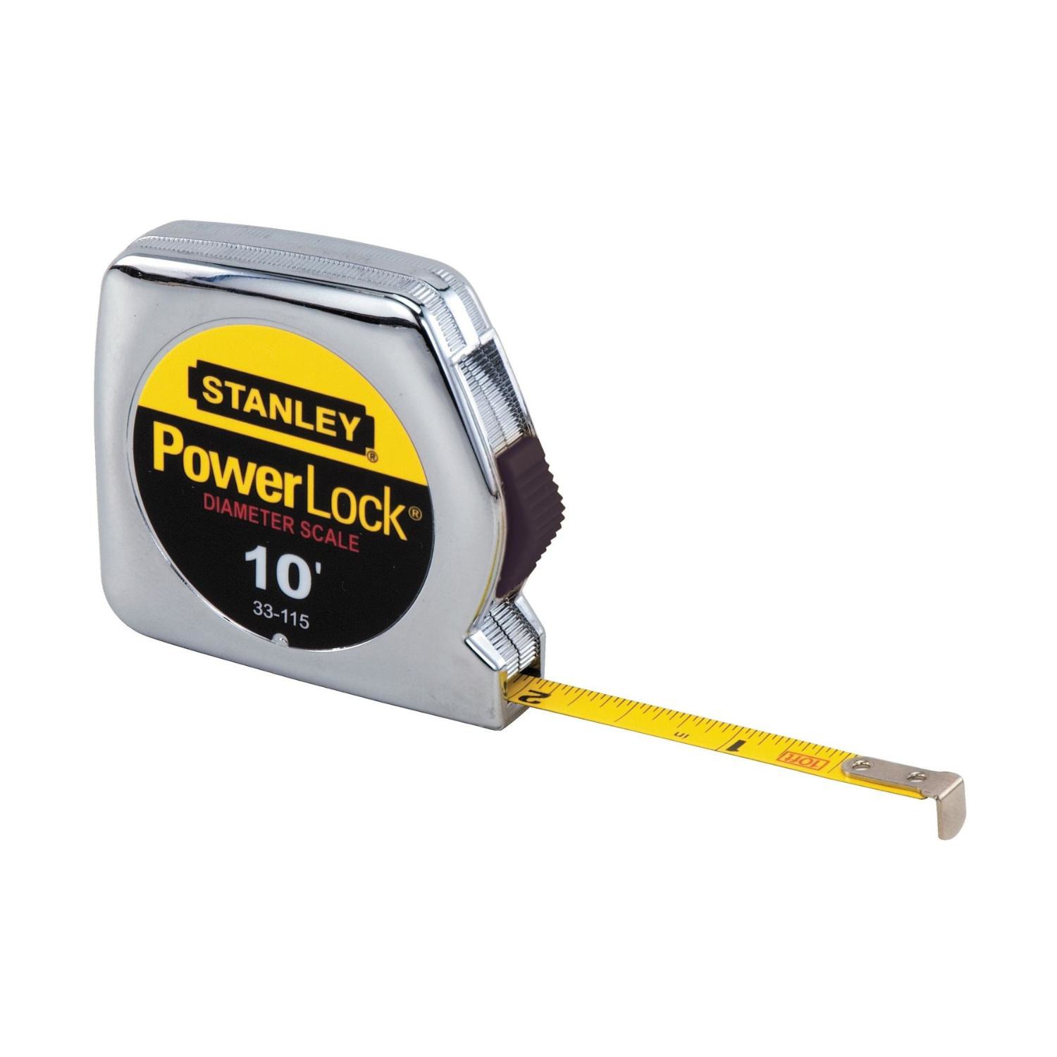 10 ft. Stanley Tools® PowerLock® Pocket Tape Measure with Diameter Scale
