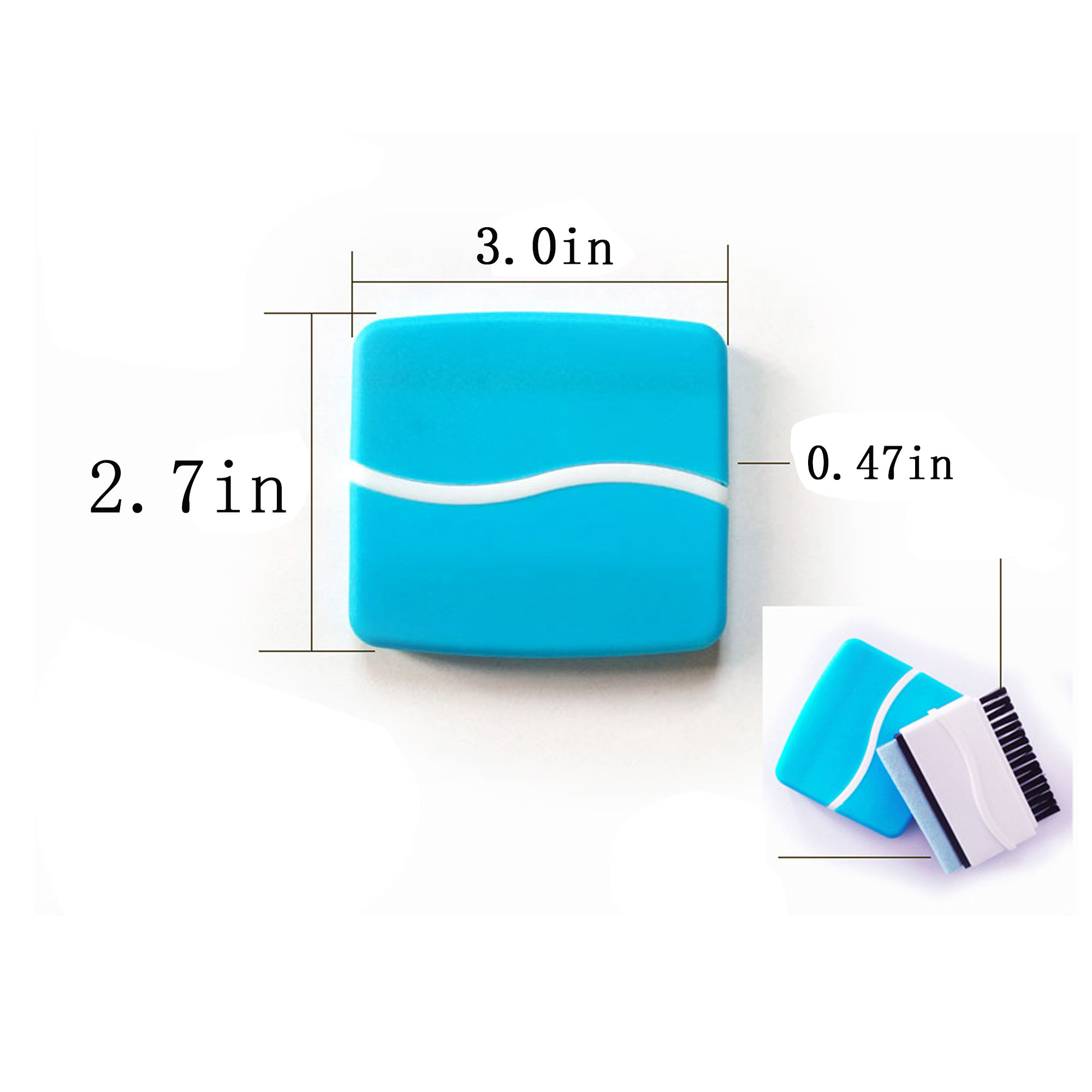 Pp Magnetic Glass Cleaner With Replaceable Pads 5
