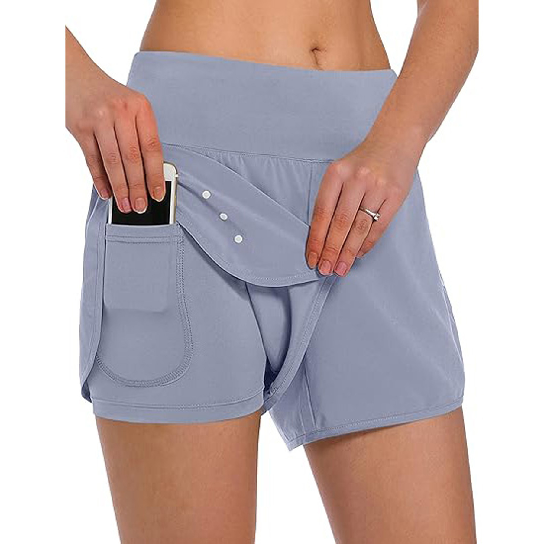 Women’s 2 in 1 Running Shorts 7
