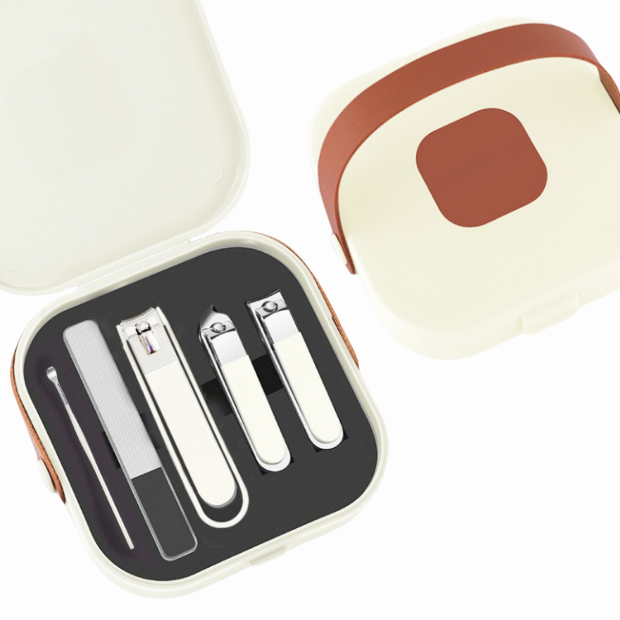 Portable Travel Mate Steel Nail Clippers Set 10