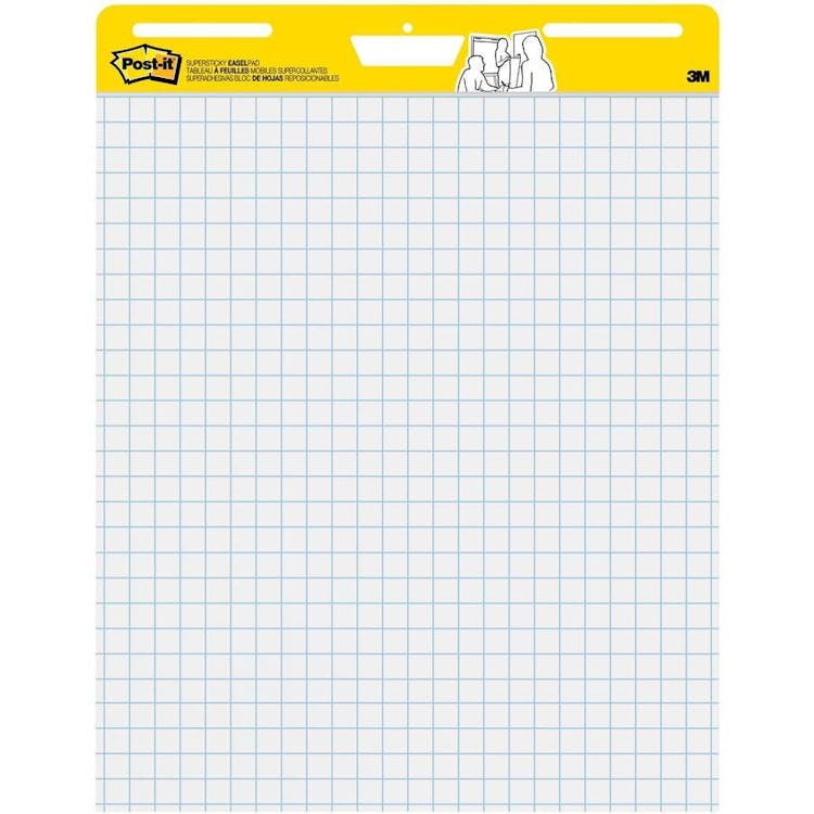 Post-It Super Sticky Easel Pads - Grid 25" x 30" 3